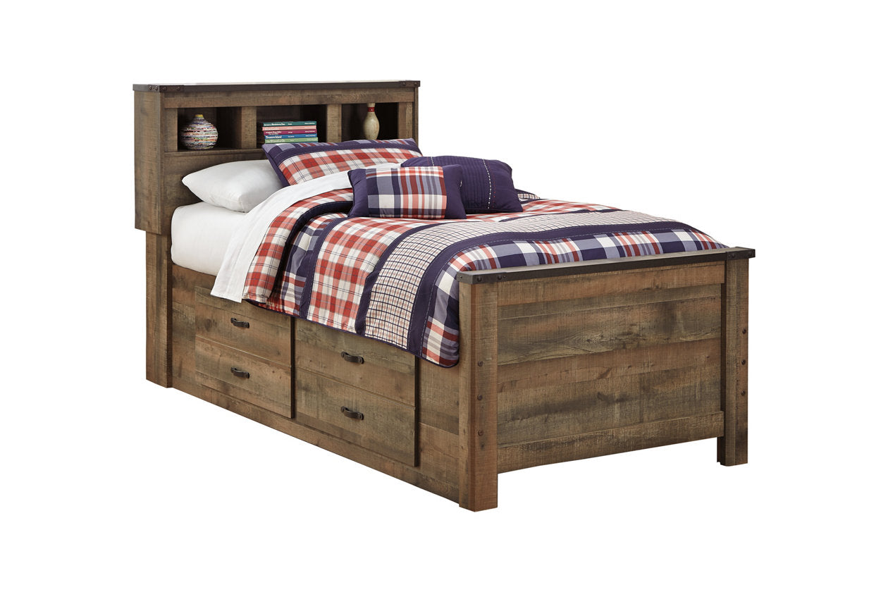 Kids twin hotsell bed with drawers