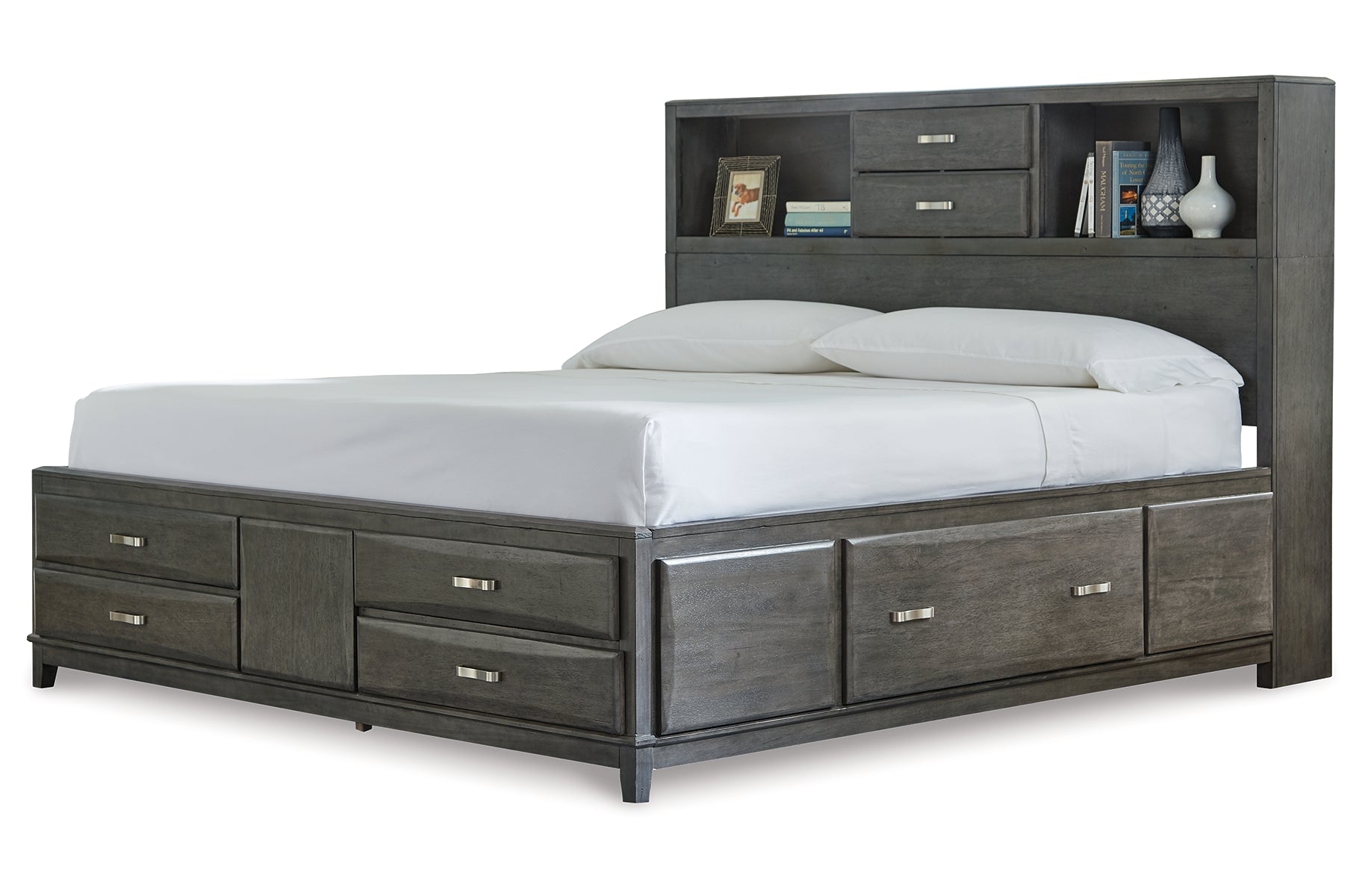 Caitbrook california king storage bed with shop 8 drawers