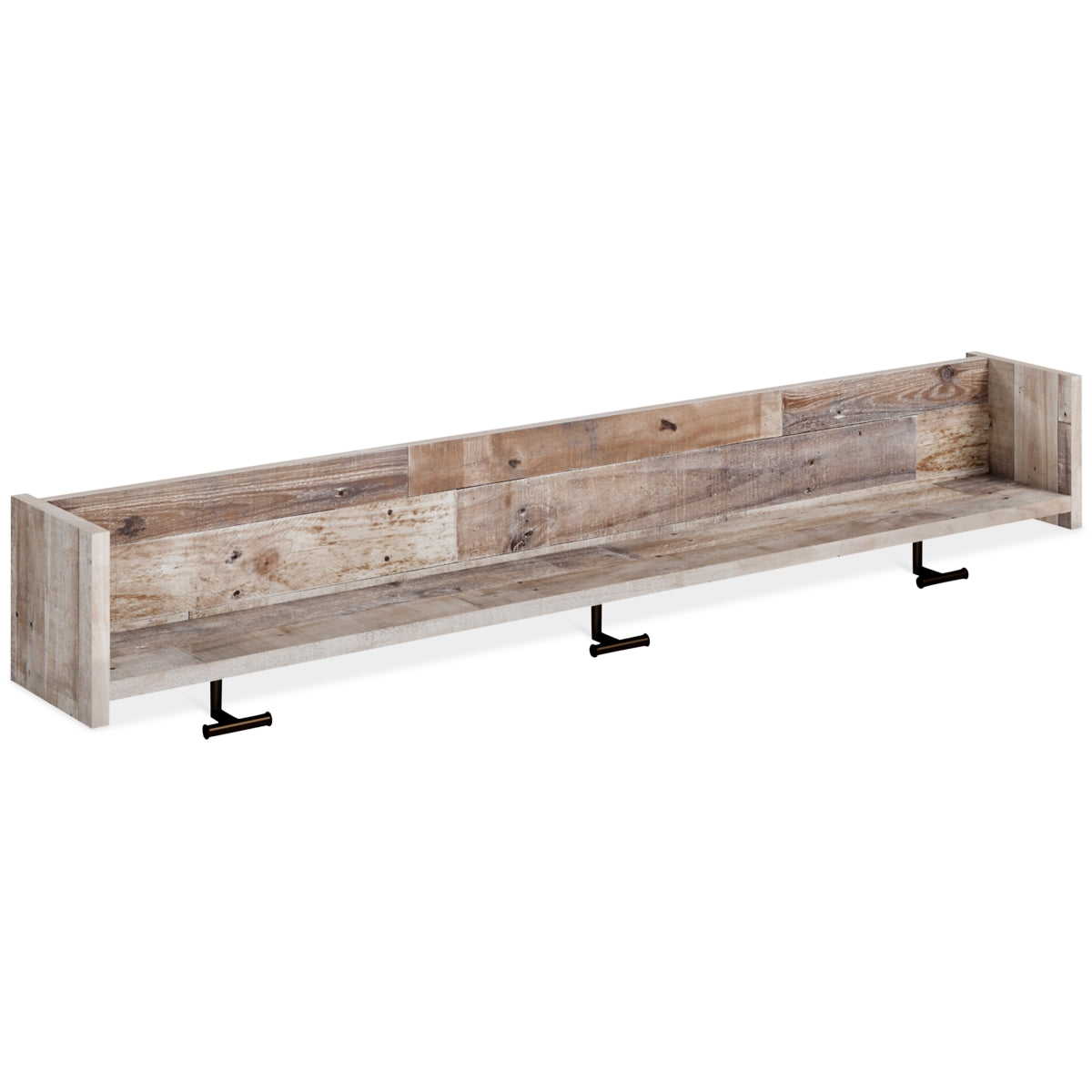 Reclaimed Wood Coat Rack Shelf