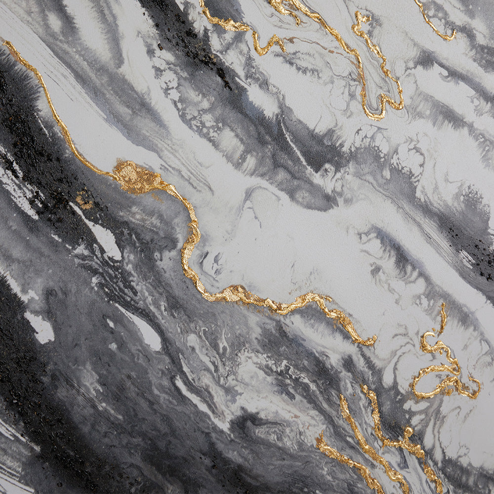 Luxurious Hand-Painted Marble Wall Art