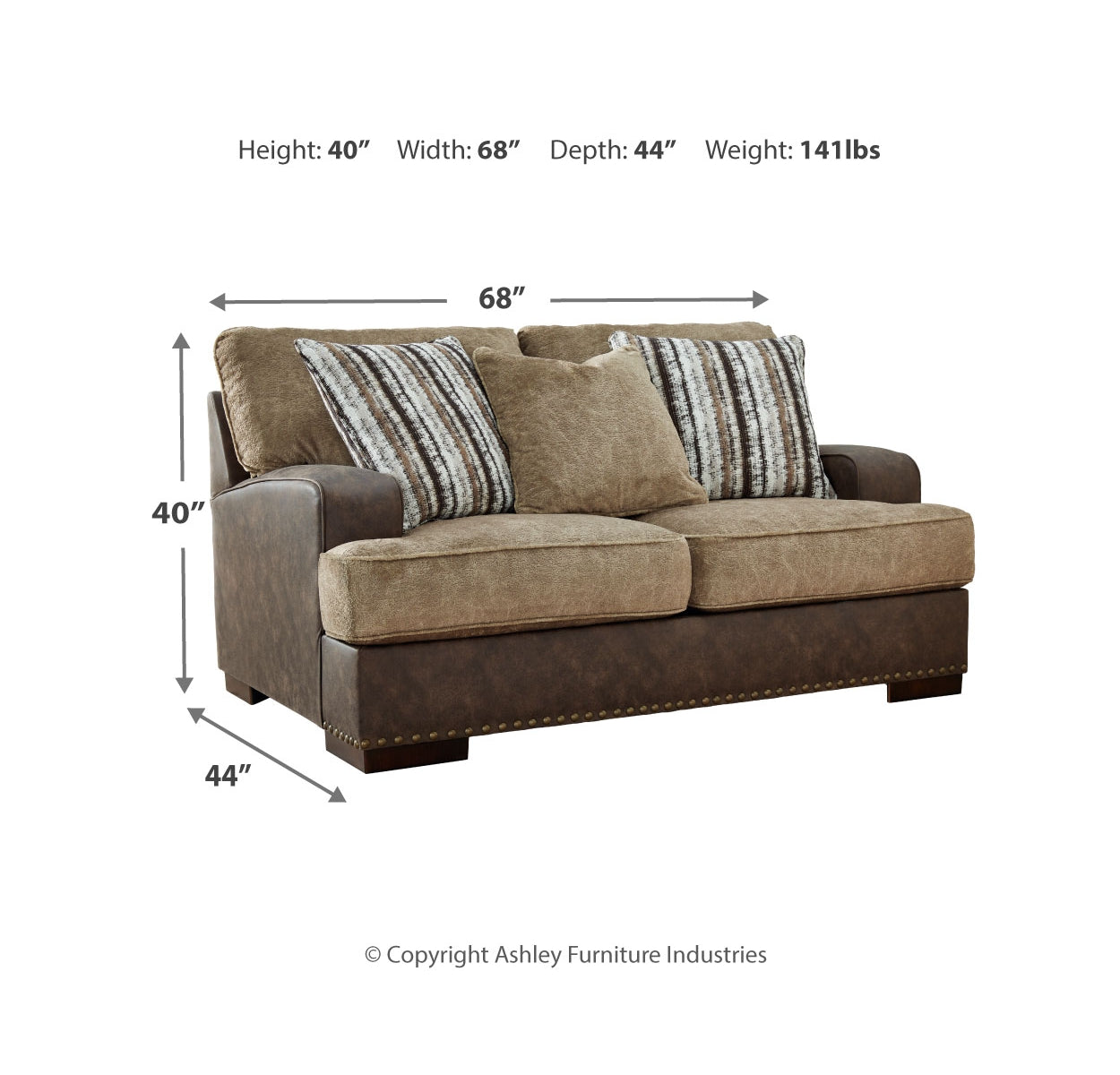 Alesbury Sofa and Loveseat