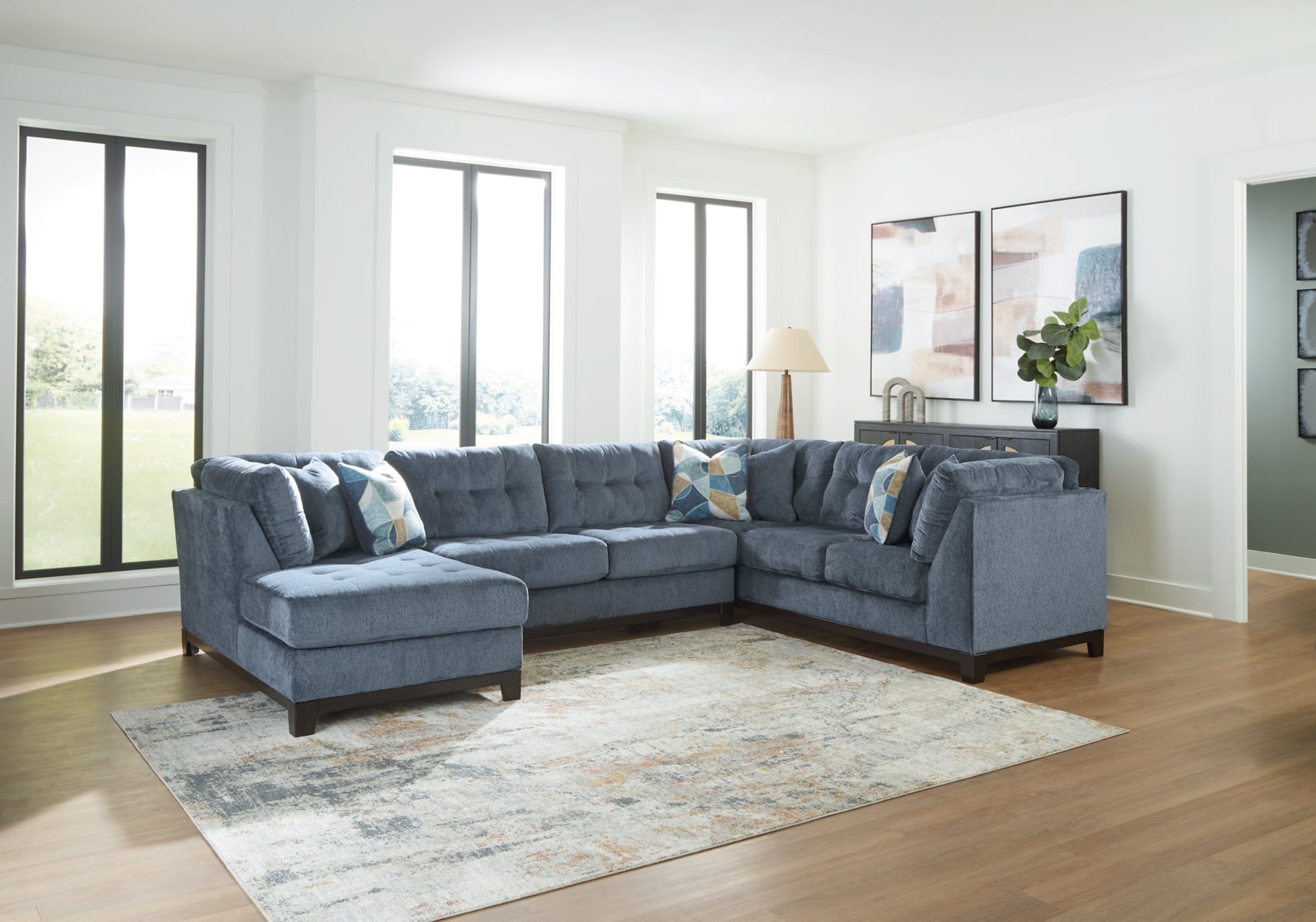 Maxon Place 3-Piece Sectional with Ottoman