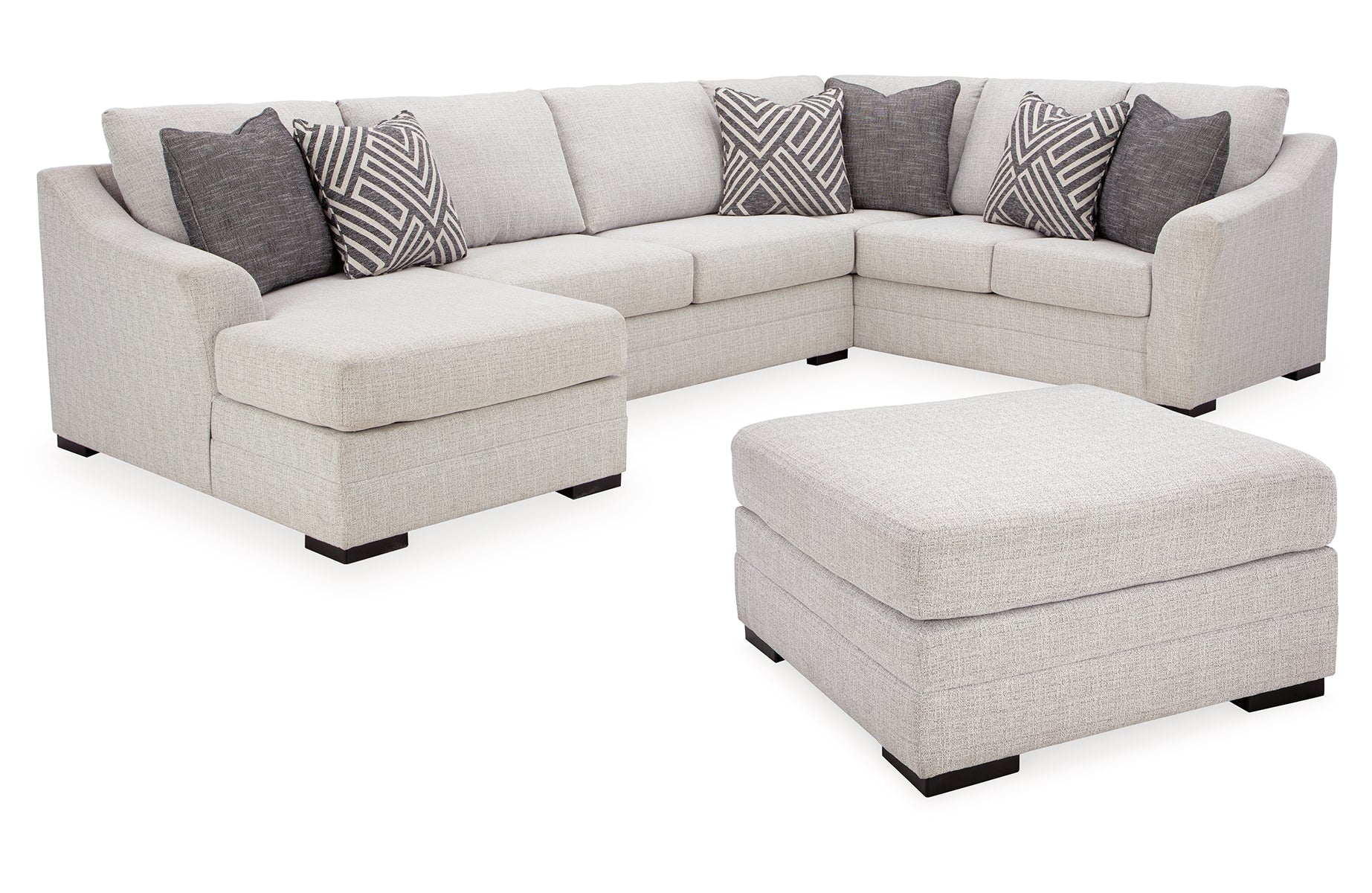 Koralynn 3-Piece Sectional with Ottoman