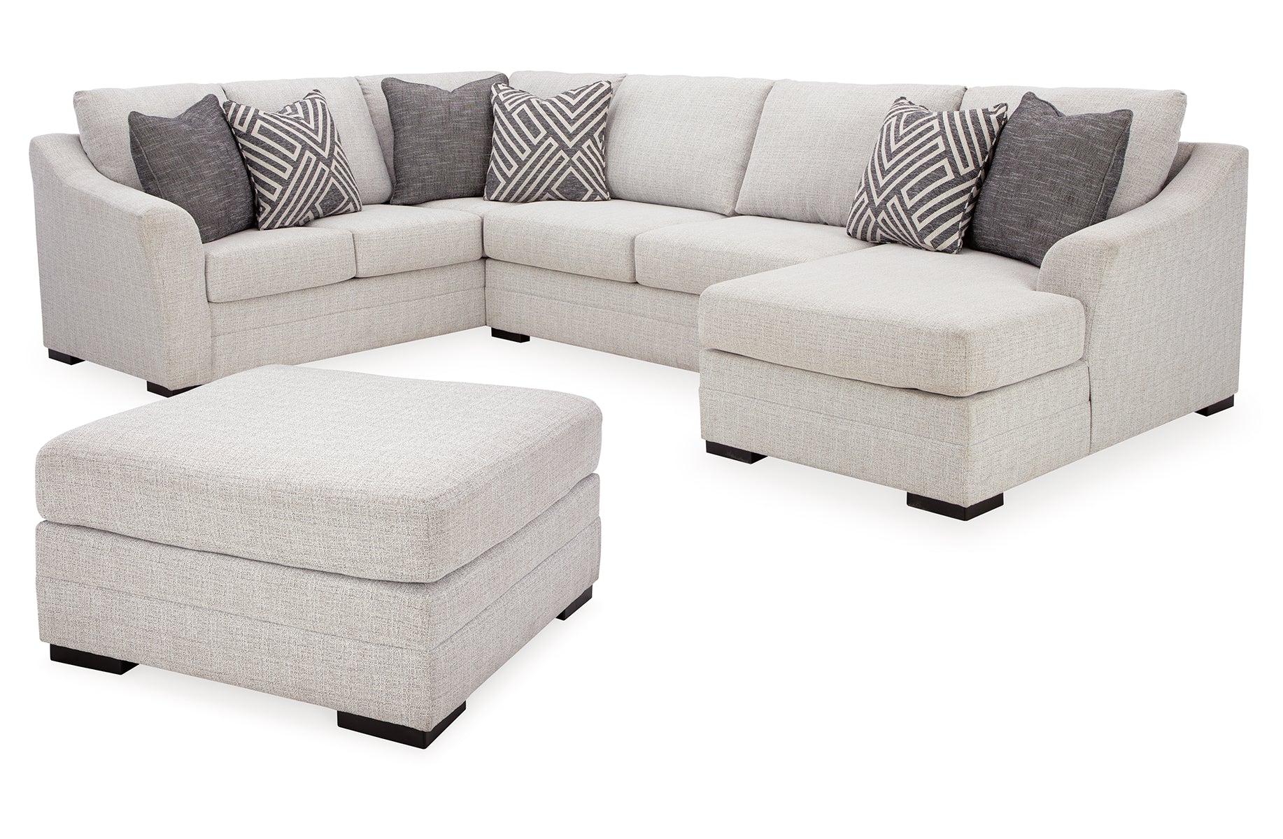 Koralynn 3-Piece Sectional with Ottoman