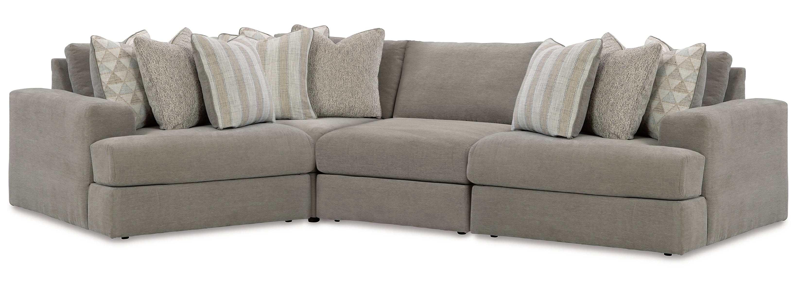 Avaliyah 4-Piece Sectional with Ottoman