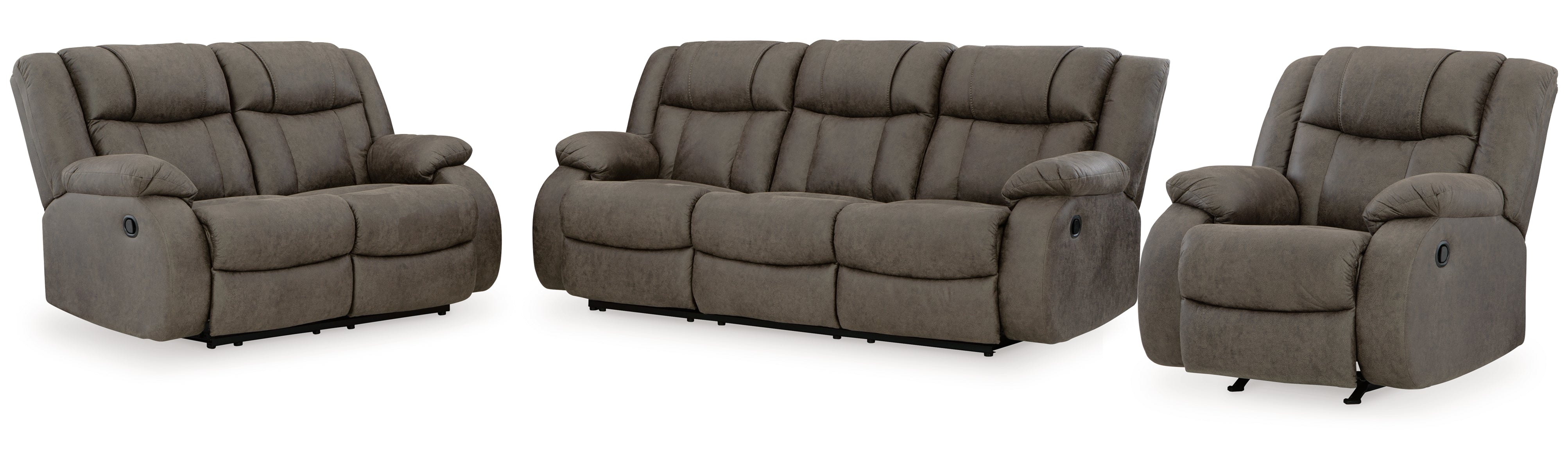 First Base Sofa, Loveseat and Recliner