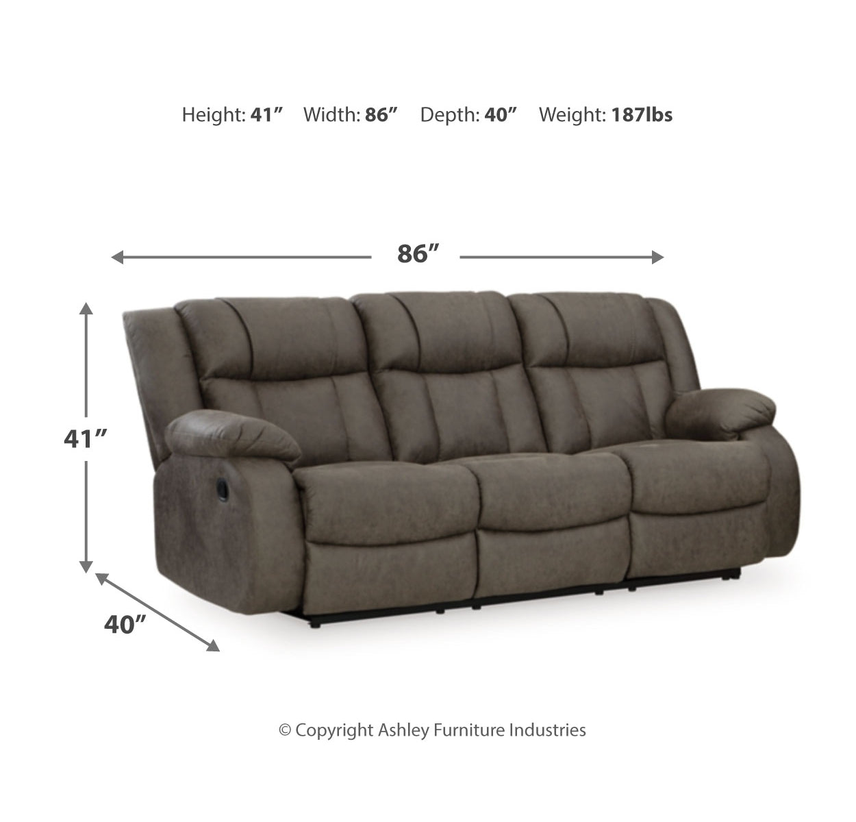 First Base Sofa, Loveseat and Recliner