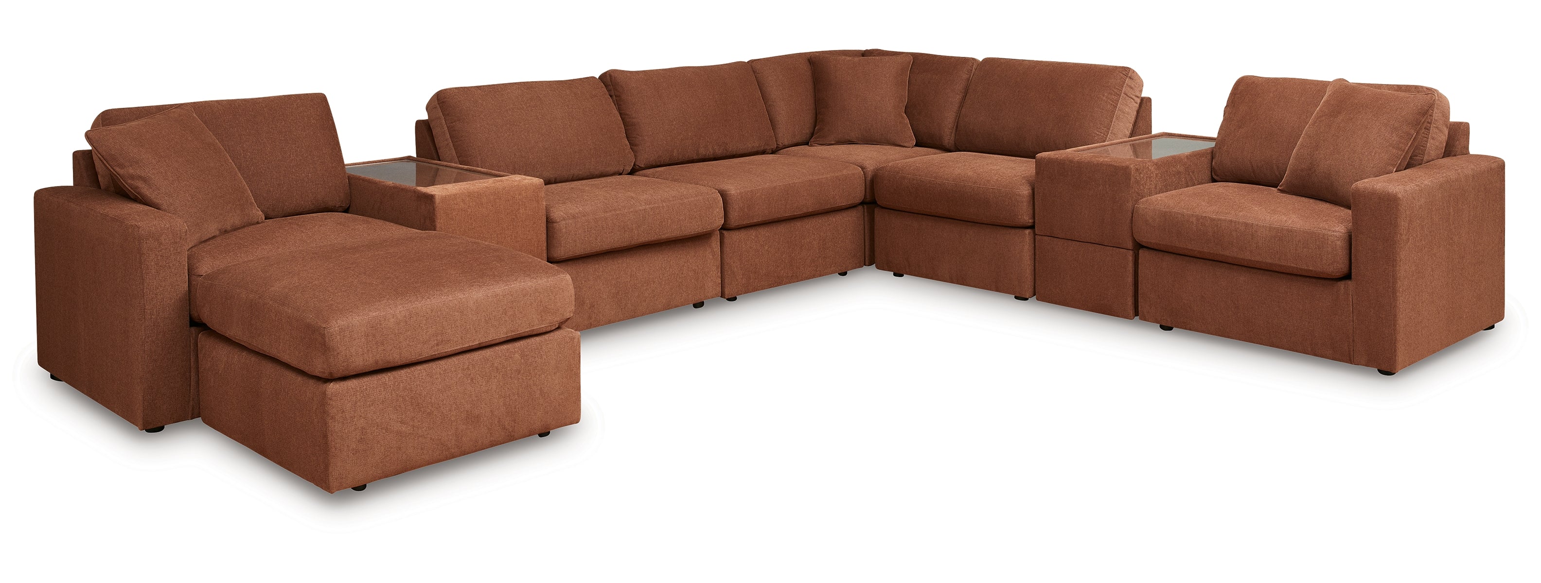 Pillar Peak 8-Piece Sectional with Ottoman