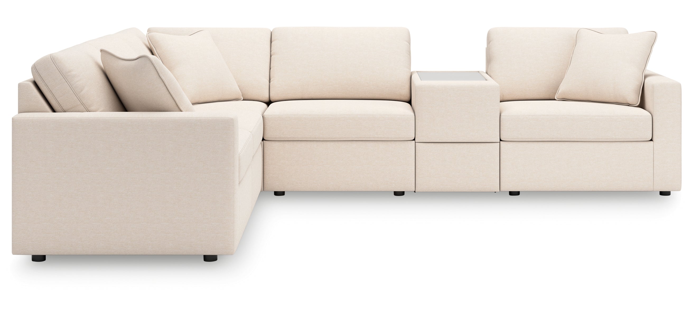 Pillar Peak 6-Piece Sectional with Ottoman