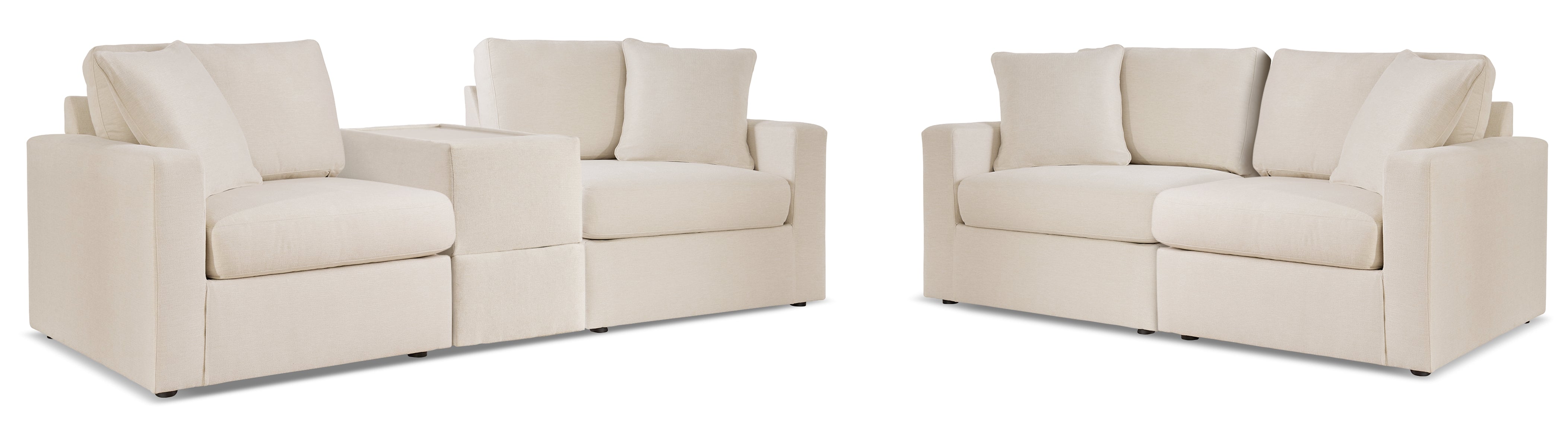 Pillar Peak Sofa and Loveseat