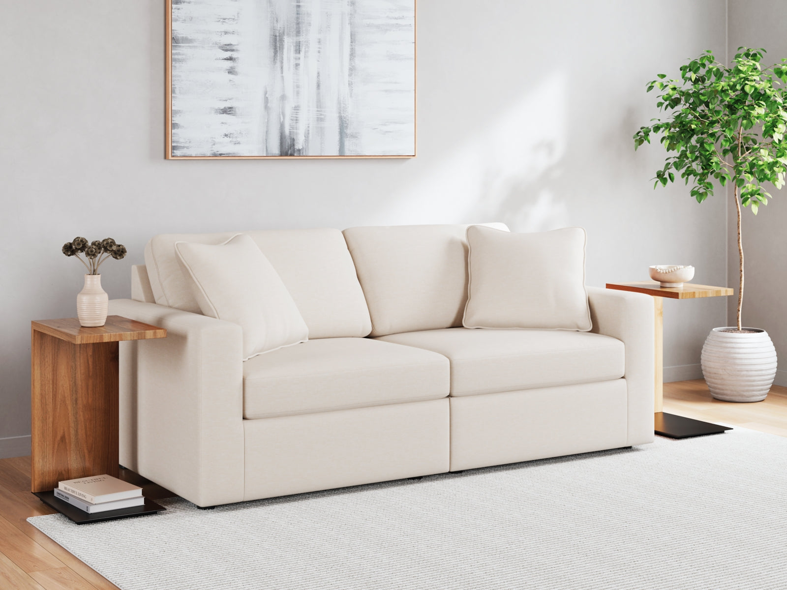 Pillar Peak Sofa and Loveseat