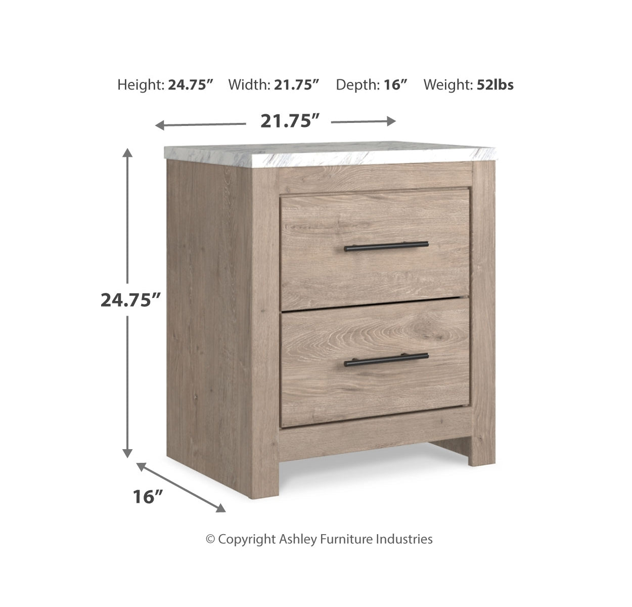 Senniberg Queen Panel Bed with Dresser and 2 Nightstands