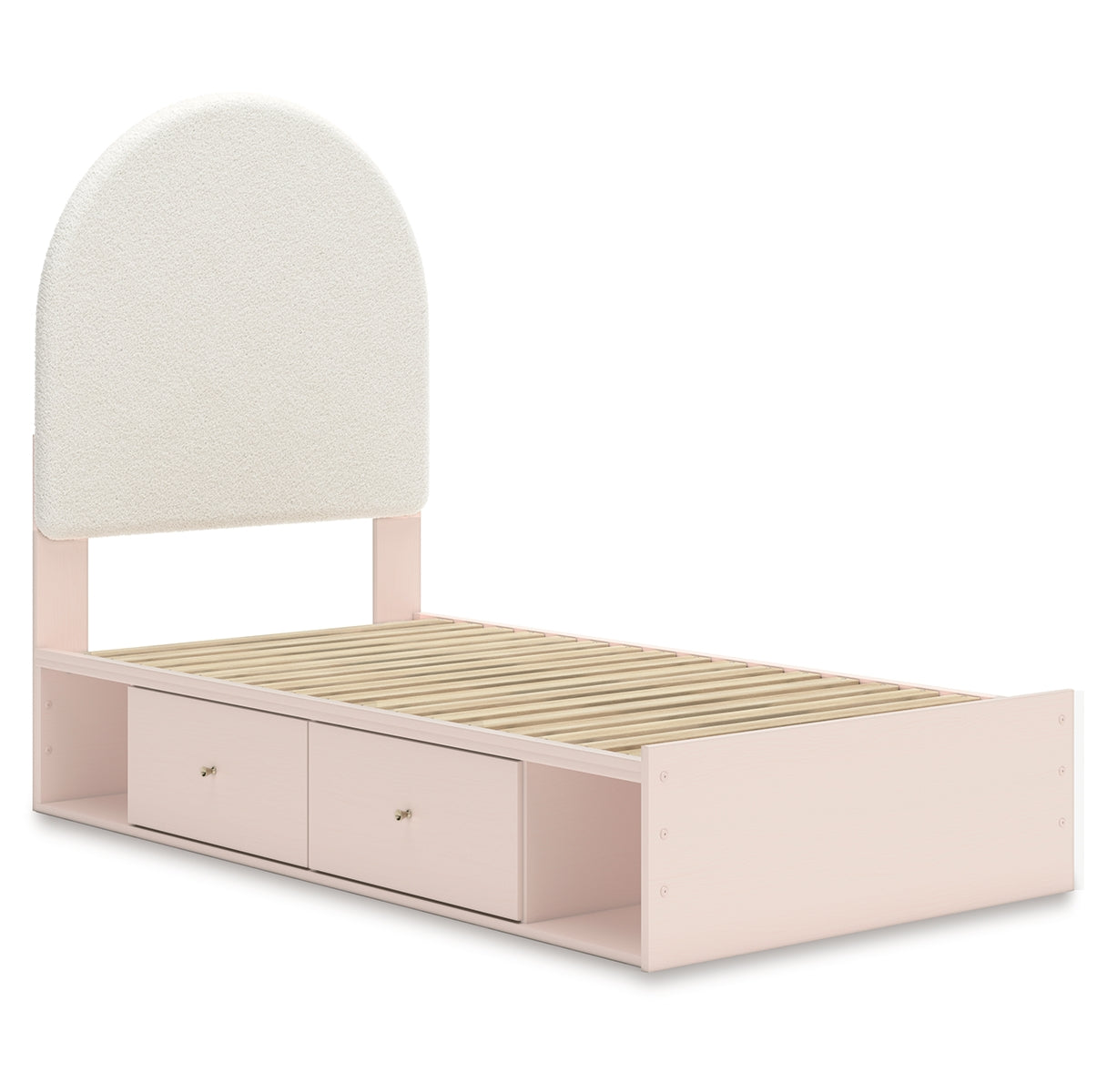 Wistenpine Twin Upholstered Panel Bed with Storage