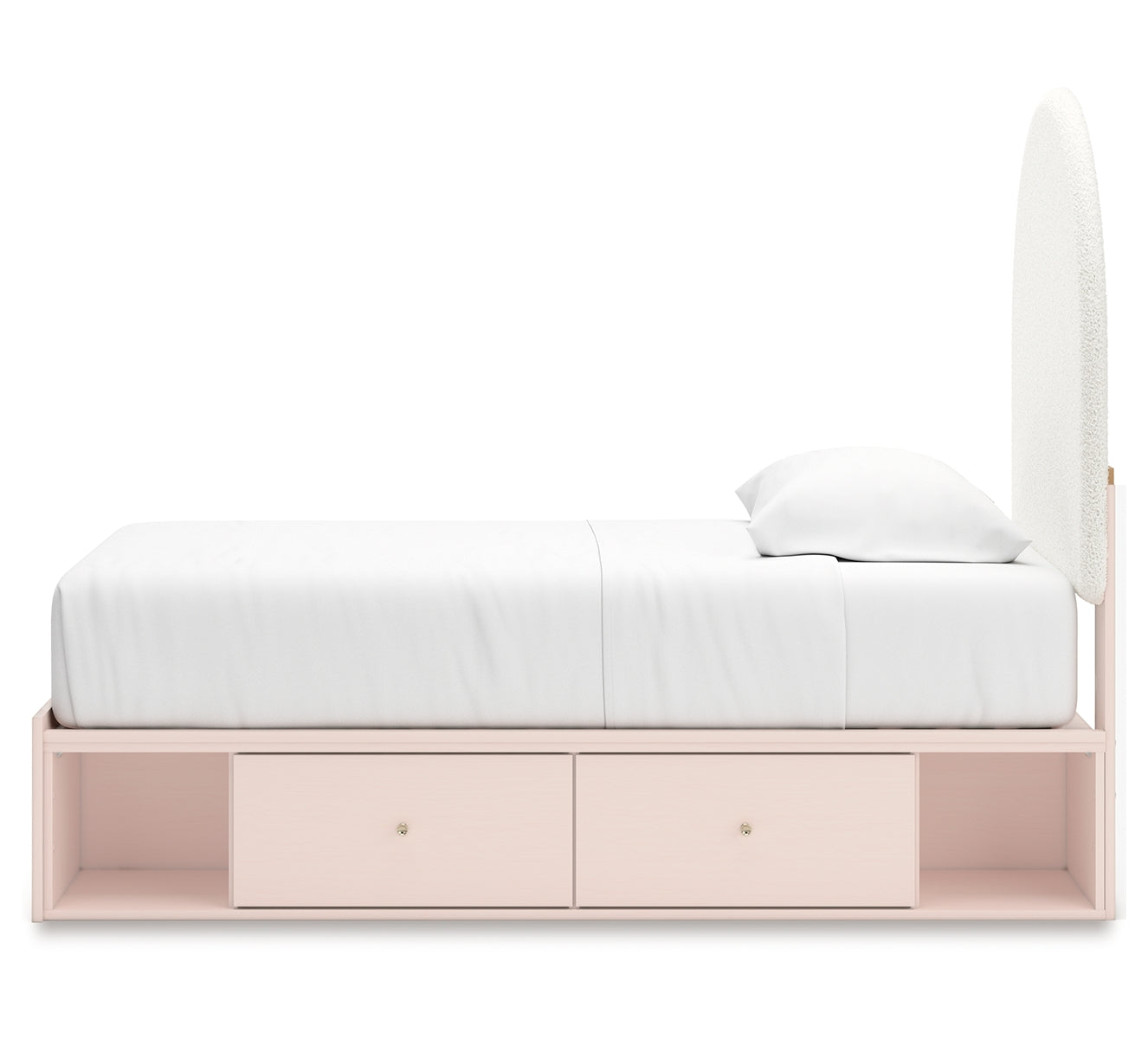 Wistenpine Twin Upholstered Panel Bed with Storage