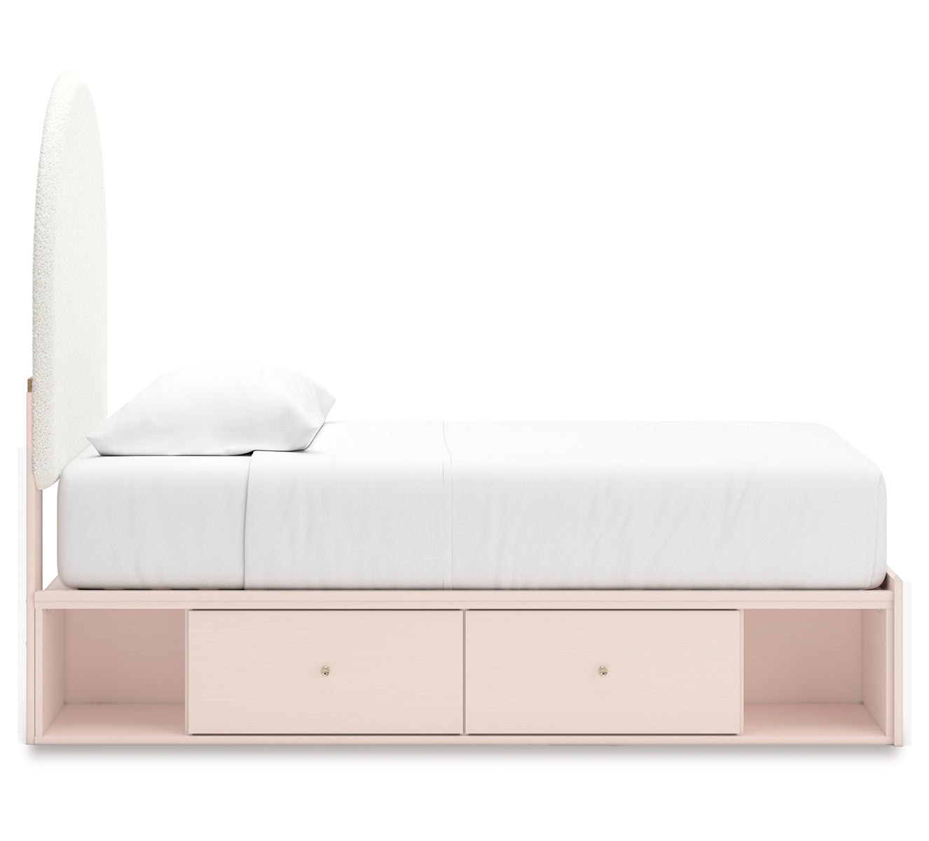 Wistenpine Twin Upholstered Panel Bed with Storage