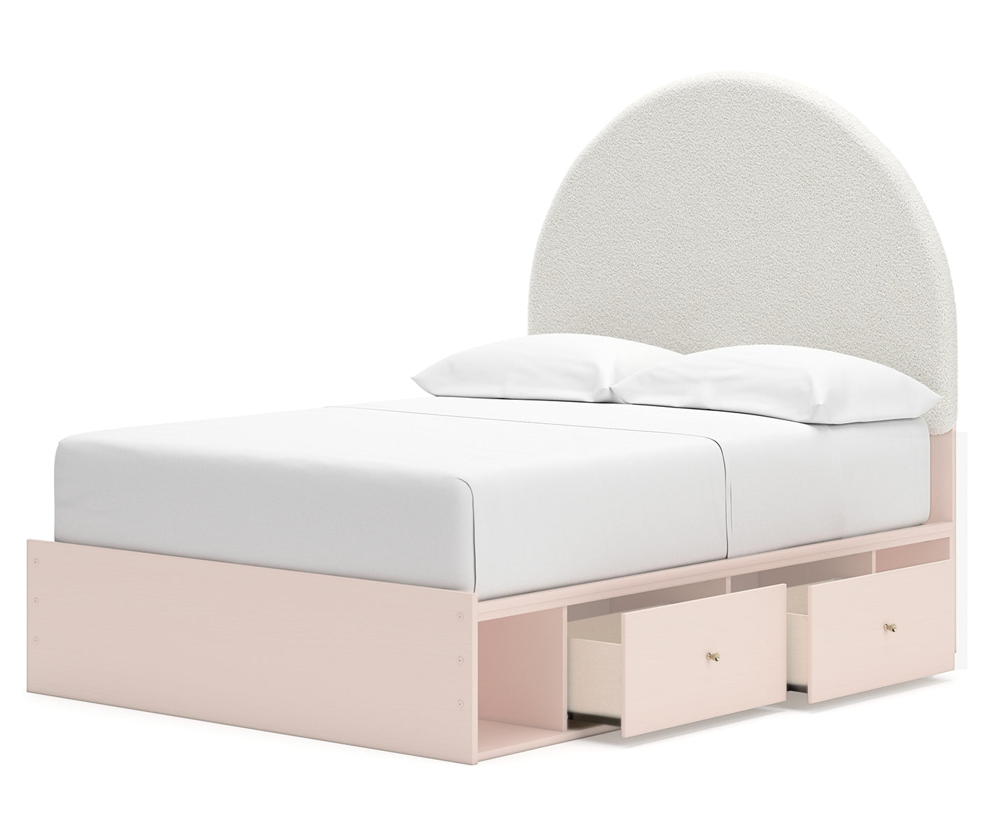 Wistenpine Full Upholstered Panel Bed with Storage