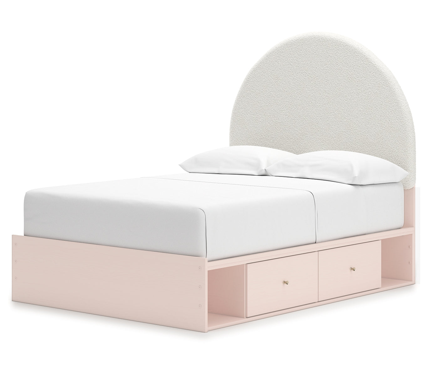 Wistenpine Full Upholstered Panel Bed with Storage