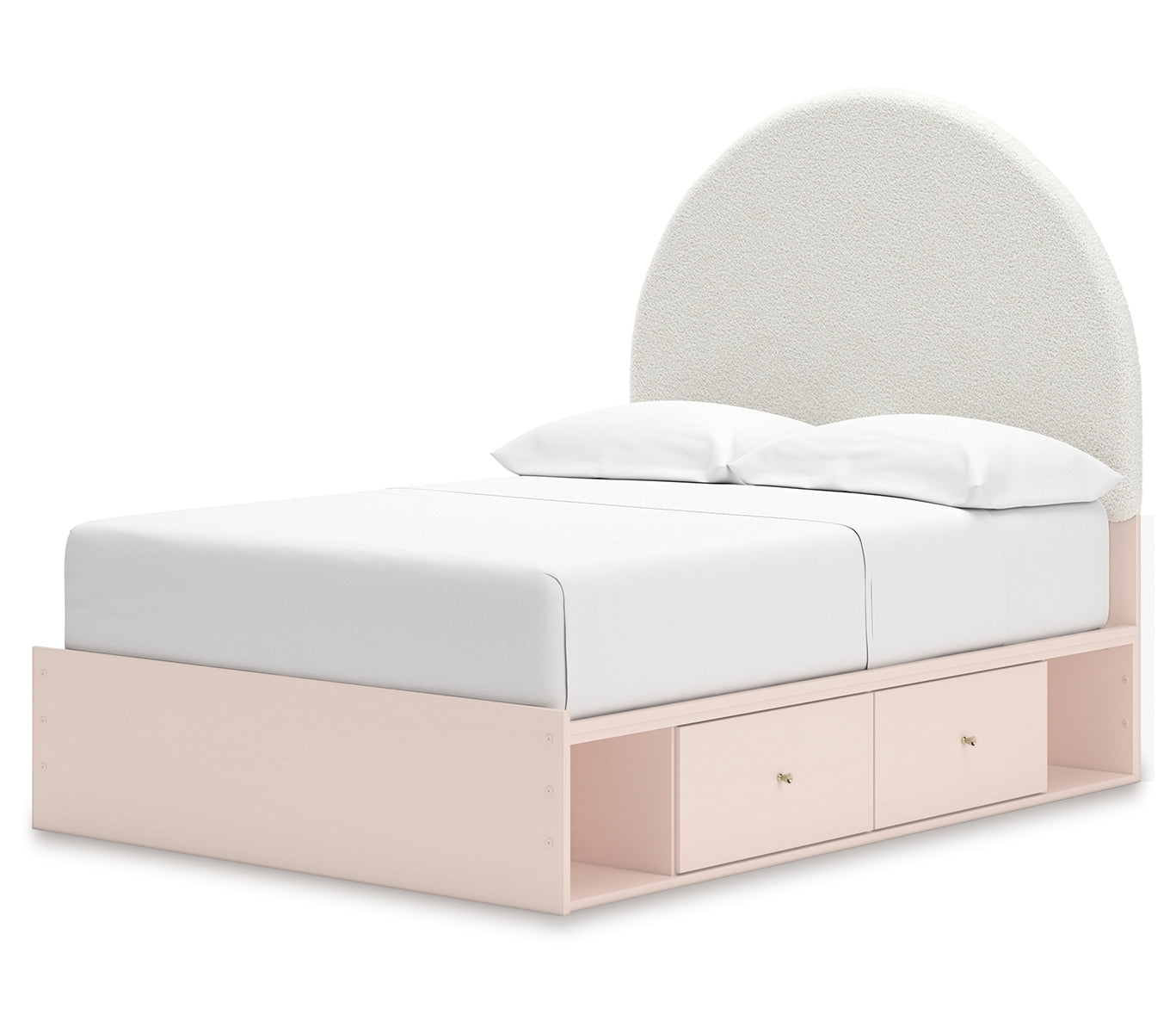 Wistenpine Full Upholstered Panel Bed with Storage