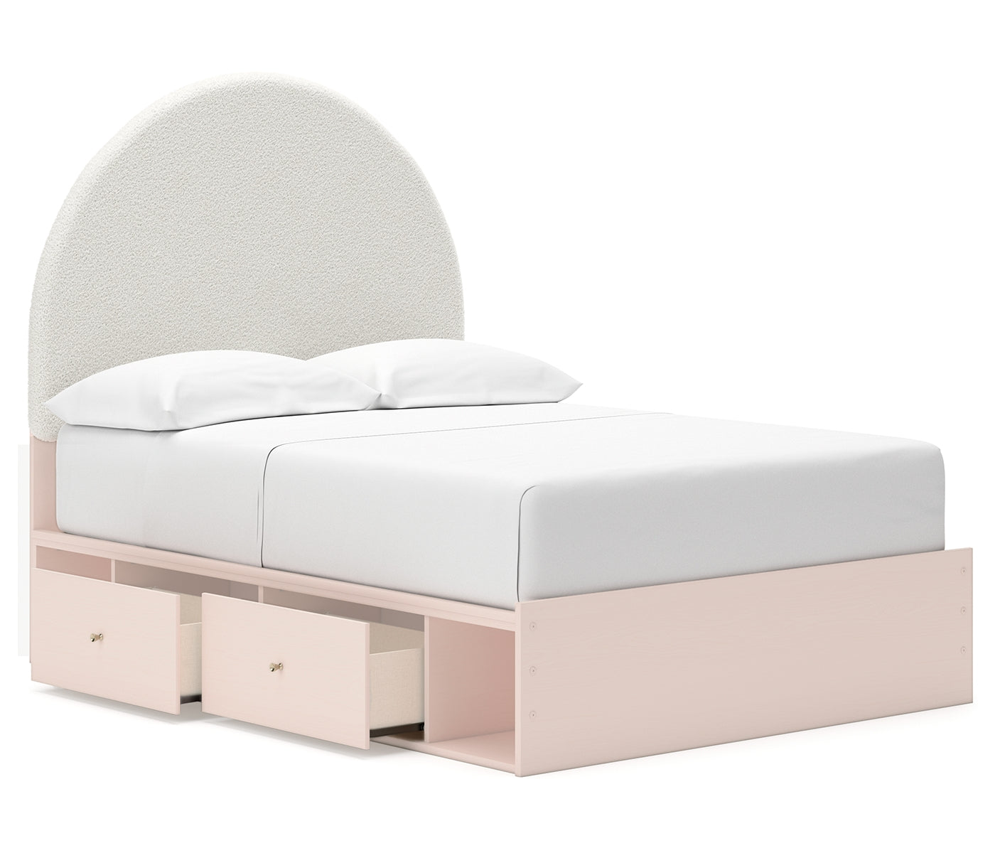 Wistenpine Full Upholstered Panel Bed with Storage