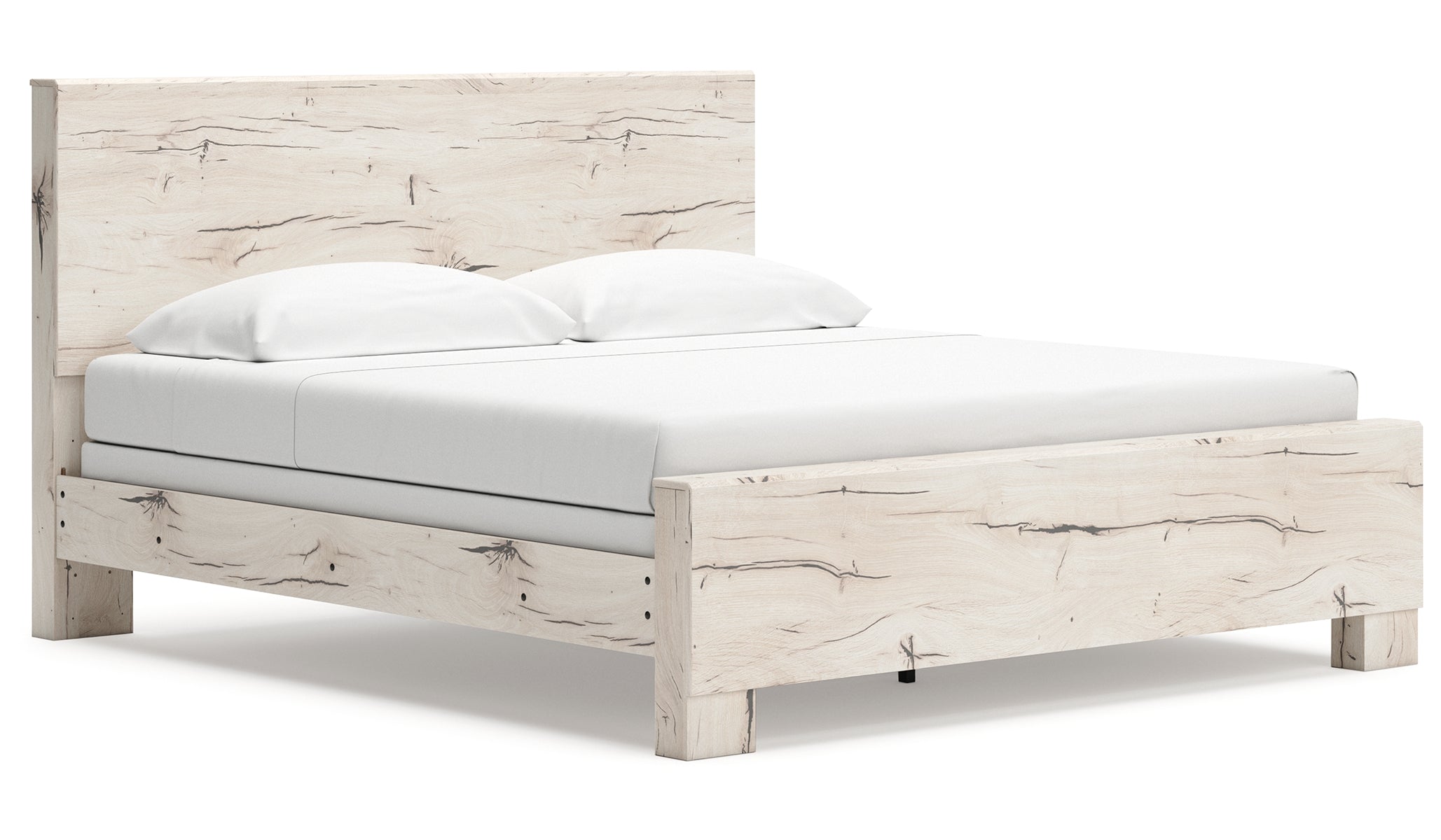 Lawroy King Panel Bed with Dresser and 2 Nightstands