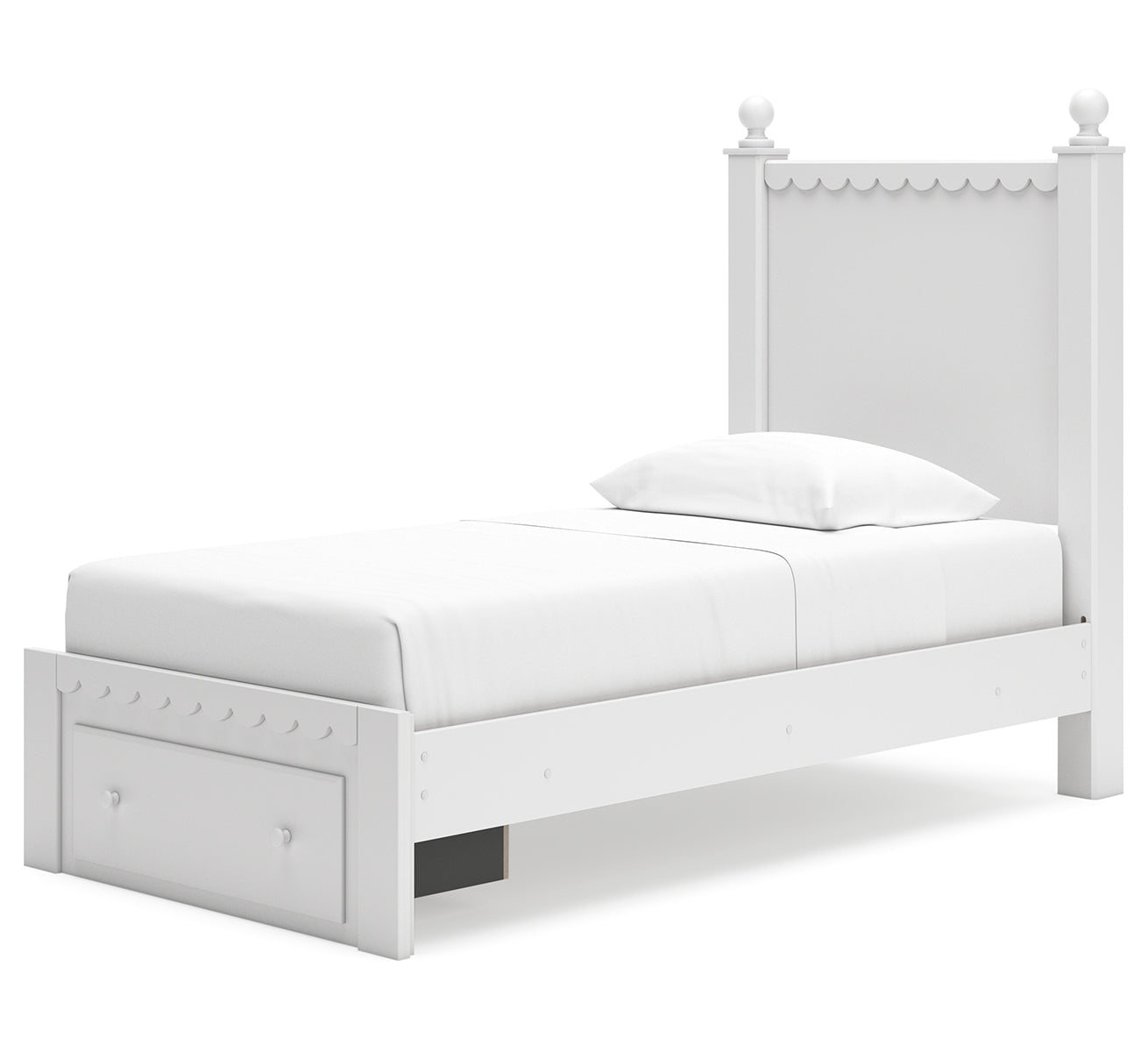 Mollviney Twin Panel Storage Bed