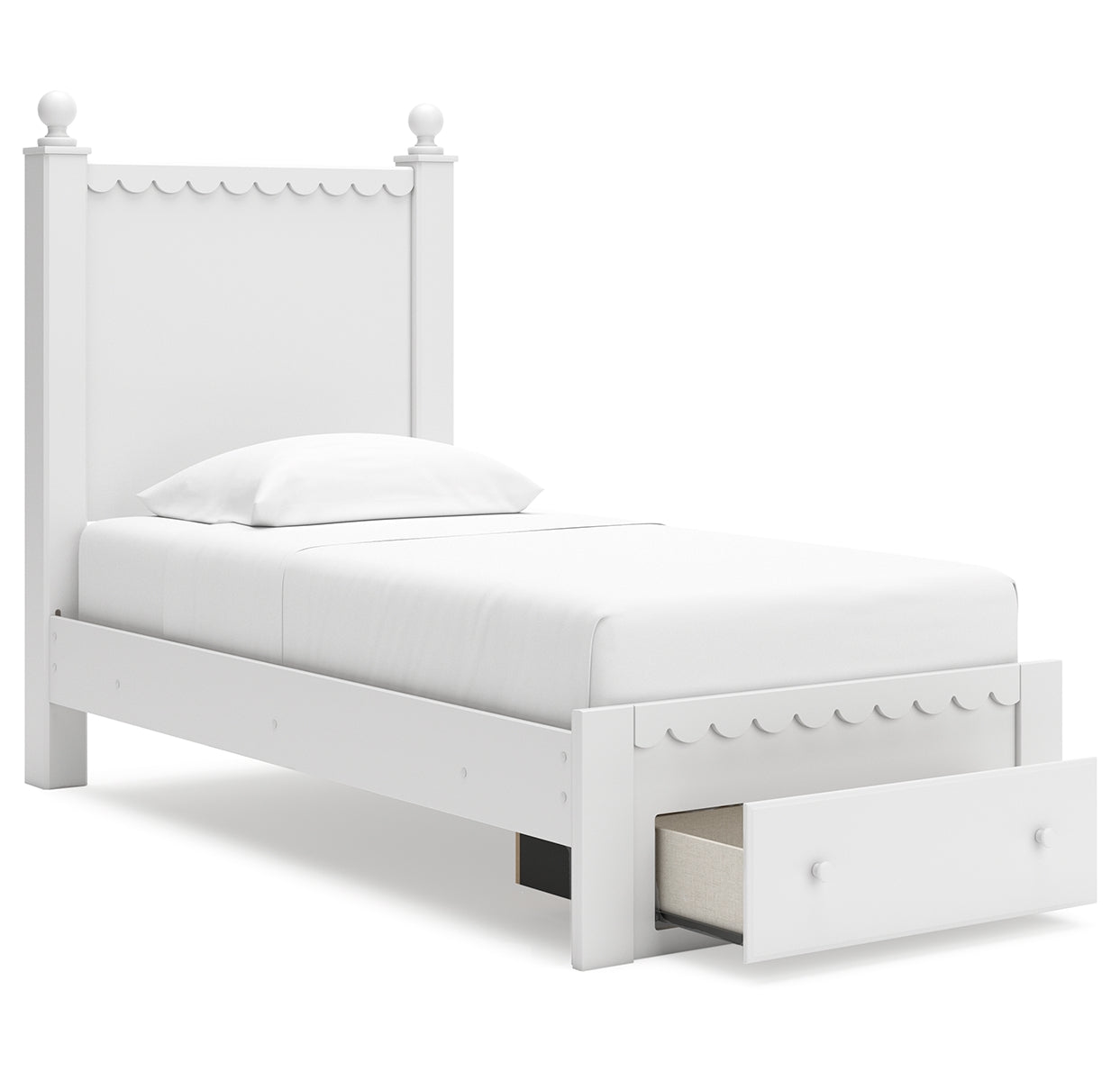 Mollviney Twin Panel Storage Bed