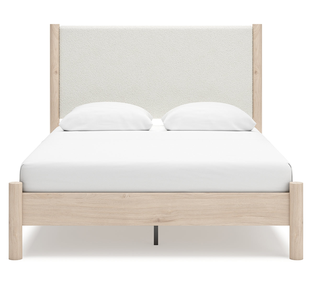 Cadmori Queen Upholstered Panel Bed with Dresser