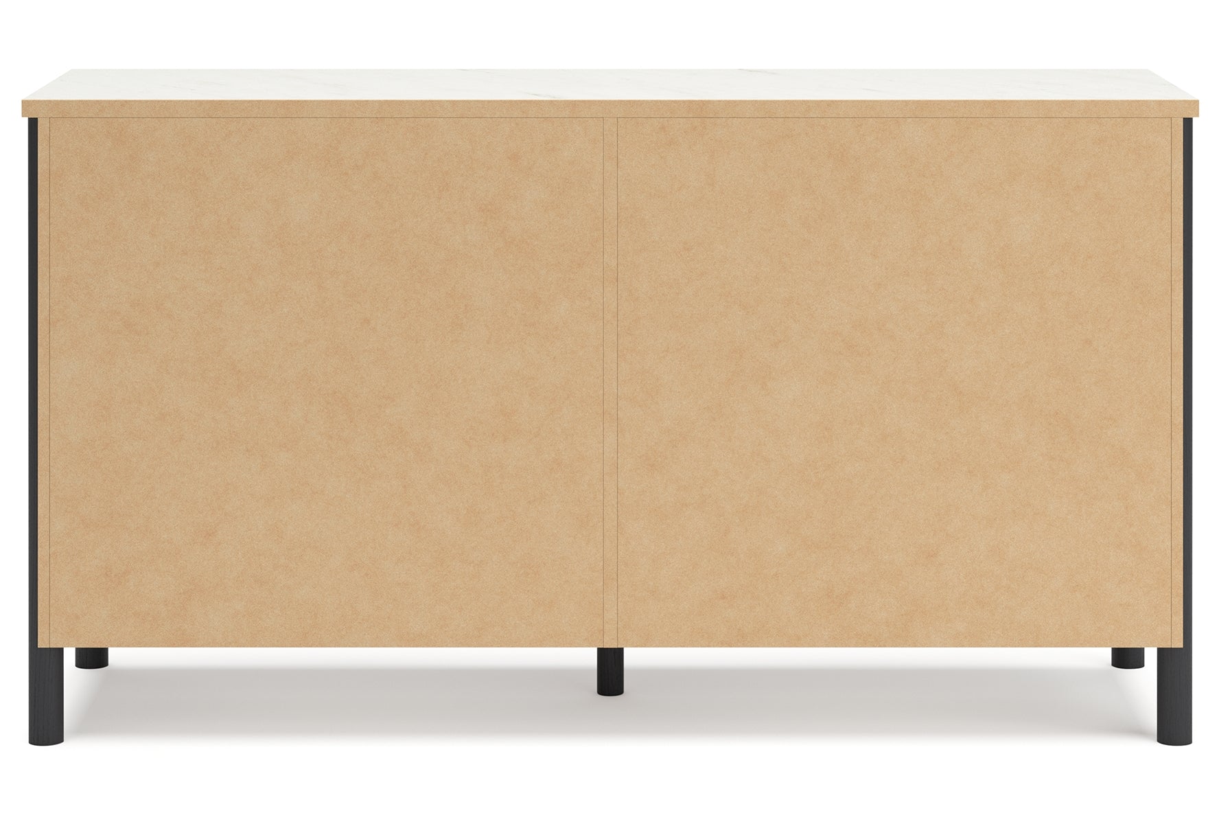 Cadmori King Upholstered Panel Bed with Dresser