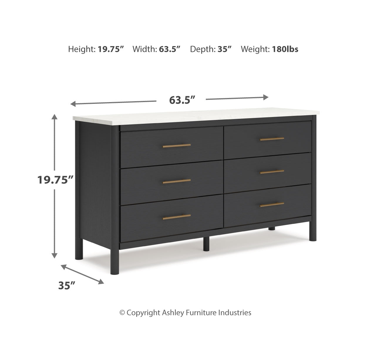 Cadmori King Upholstered Panel Bed with Dresser