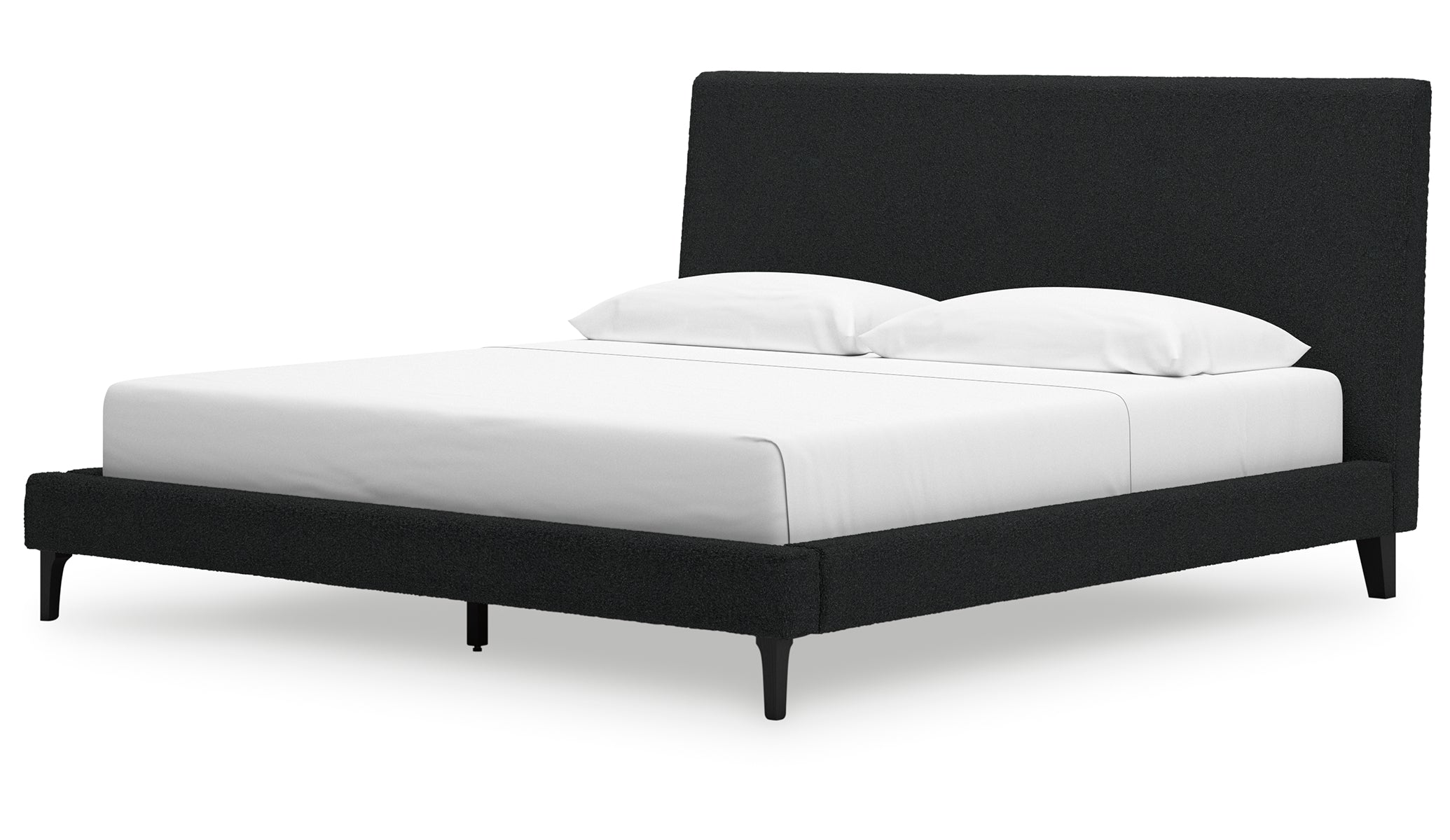 Cadmori King Upholstered Bed with Roll Slats