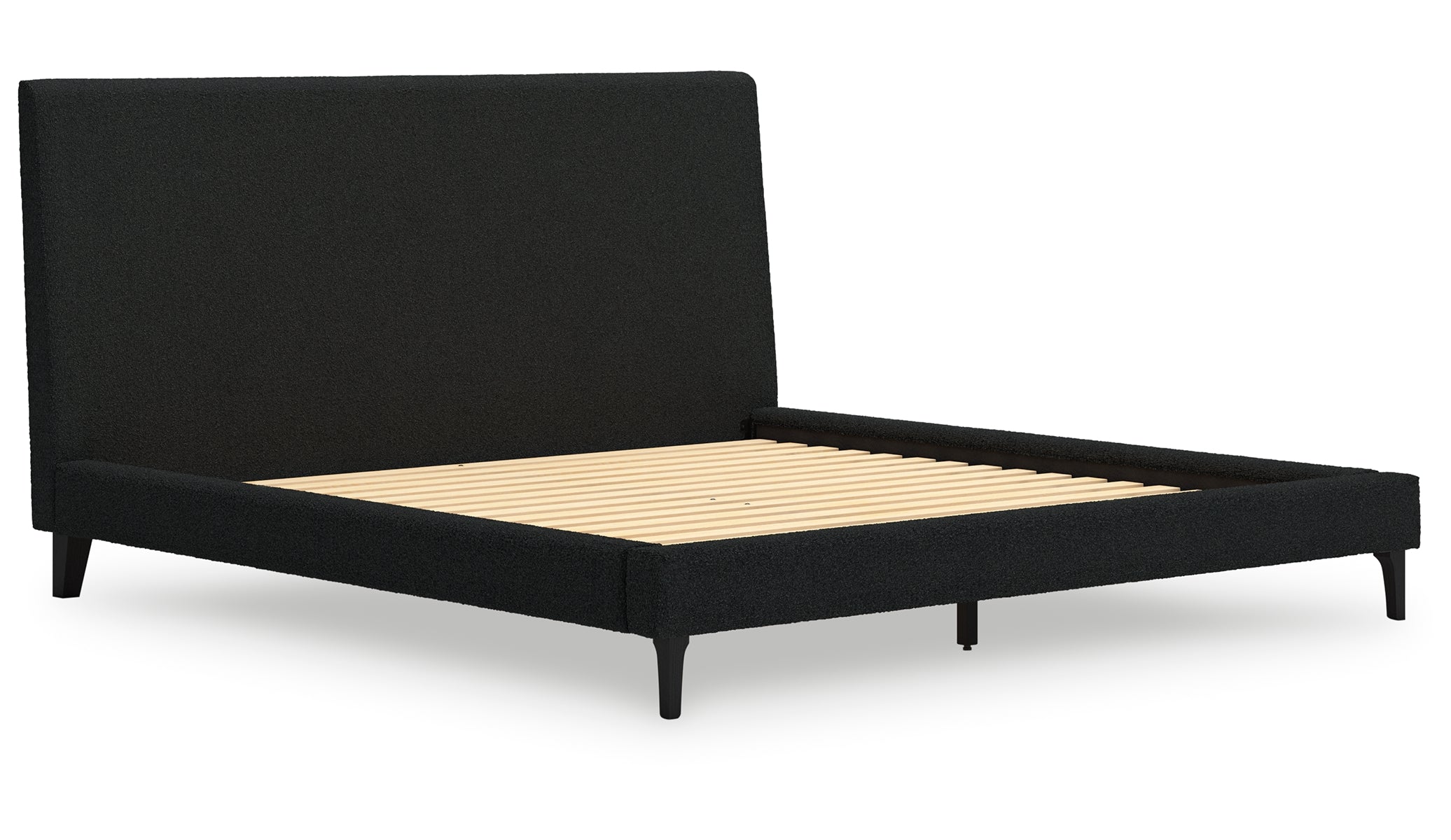 Cadmori King Upholstered Bed with Roll Slats