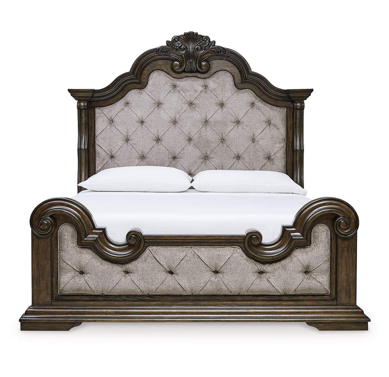 Maylee Queen Upholstered Bed with Dresser