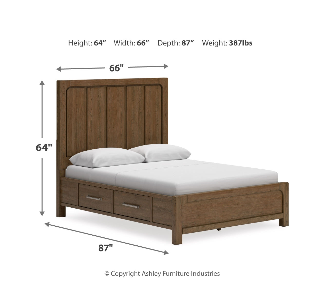 Cabalynn Queen Panel Bed with Dresser