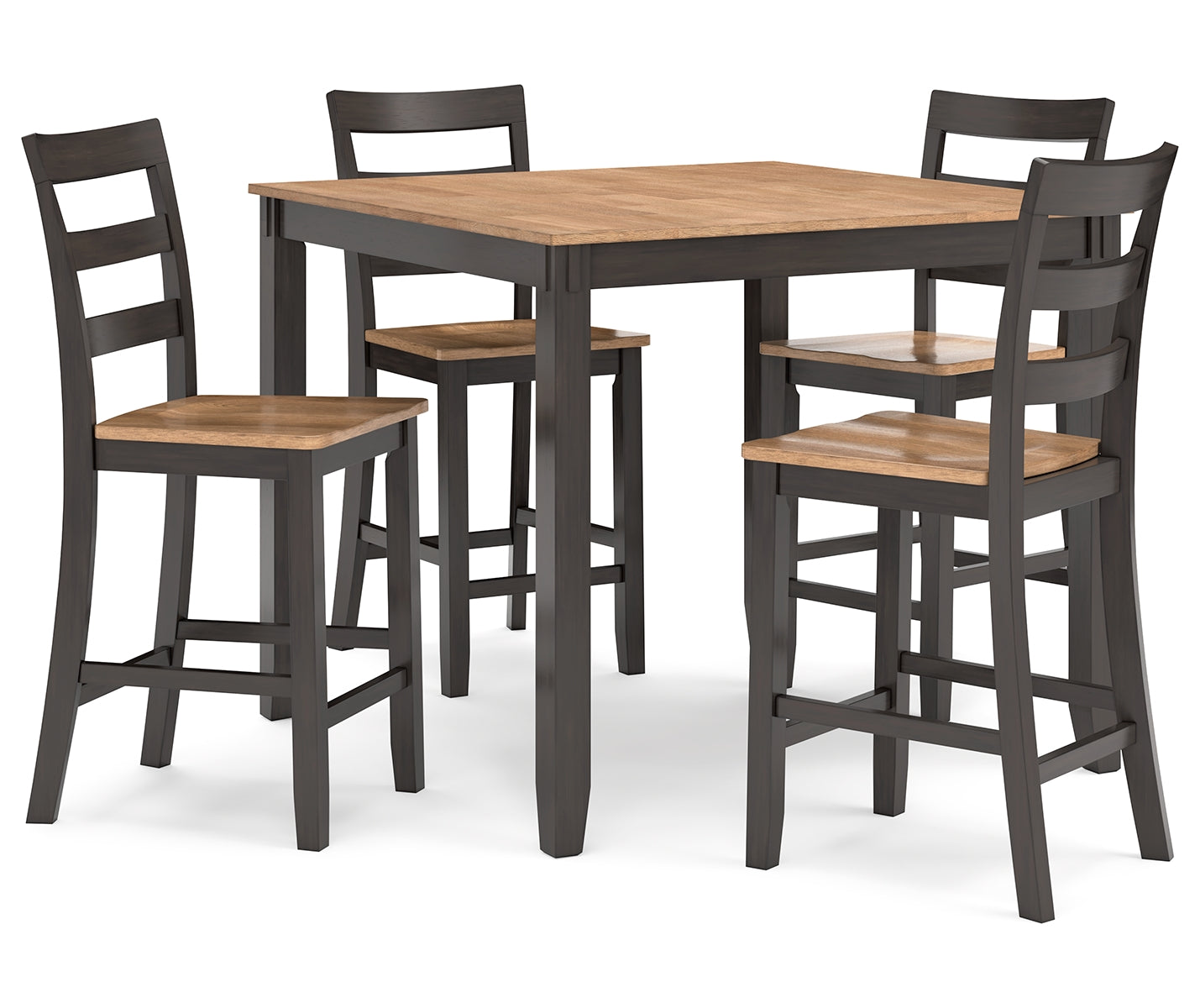 Gesthaven Counter Height Dining Table and 4 Barstools (Set of 5)