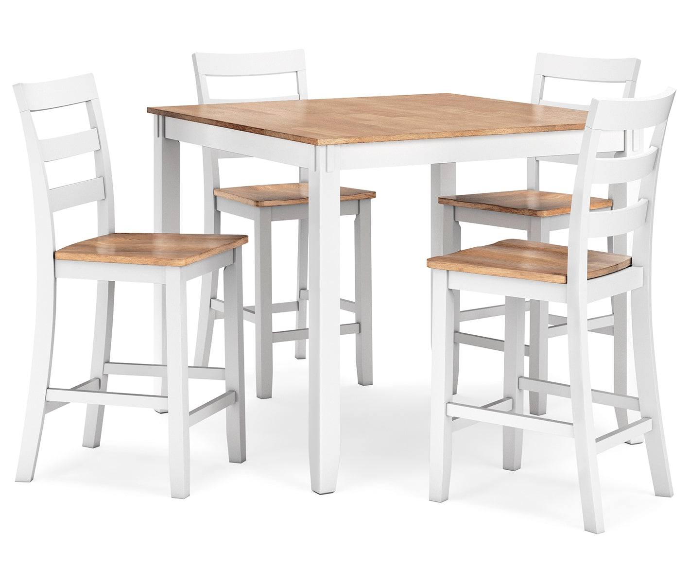 Gesthaven Counter Height Dining Table and 4 Barstools (Set of 5)