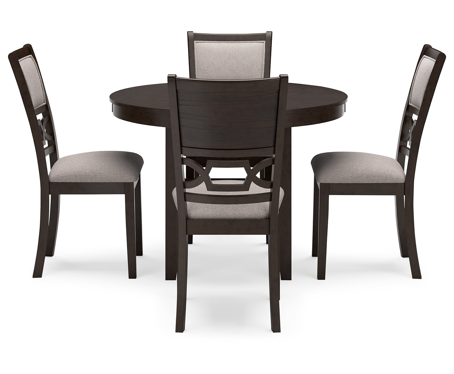 Langwest Dining Table and 4 Chairs (Set of 5)