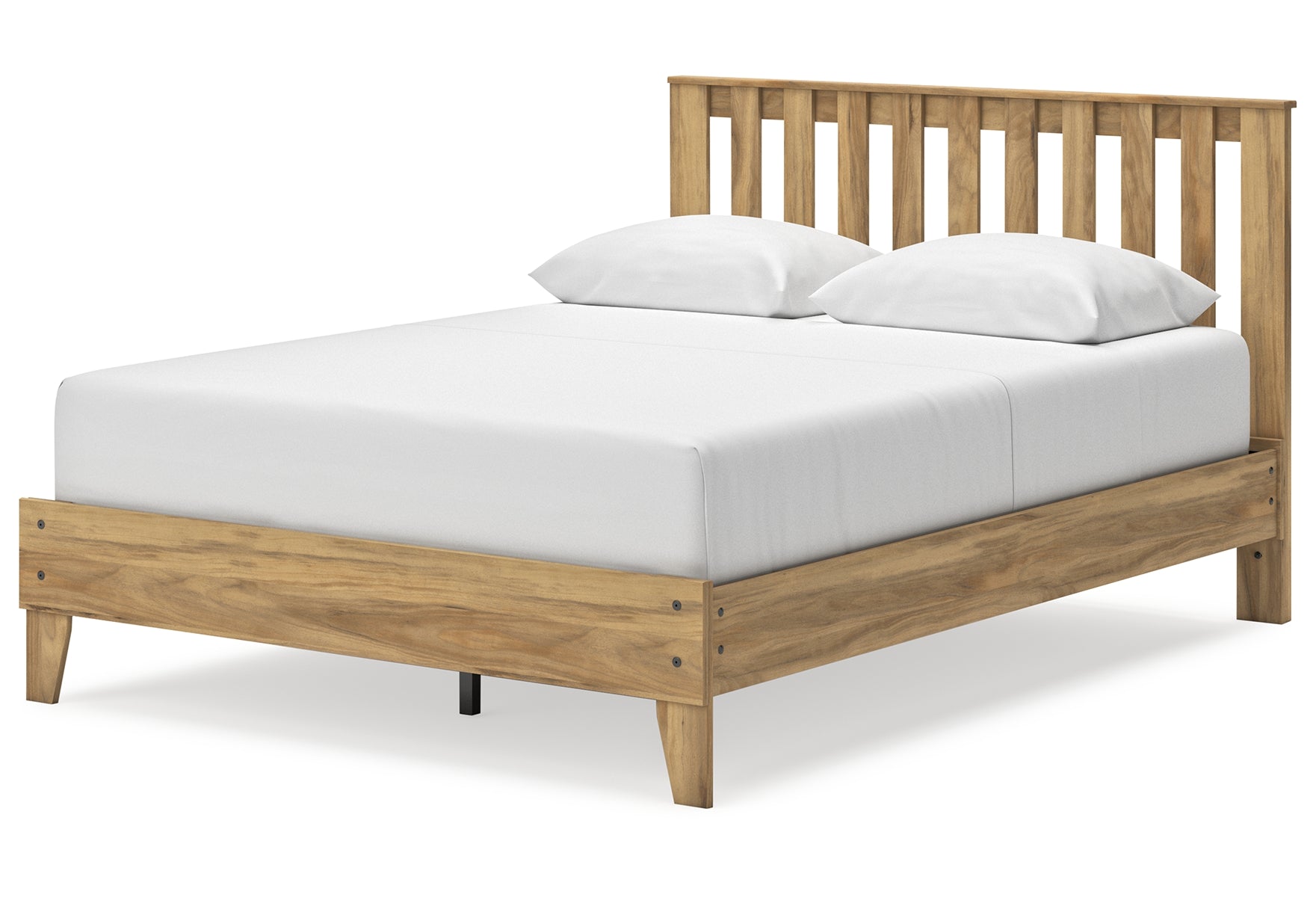 Bermacy Queen Platform Panel Bed