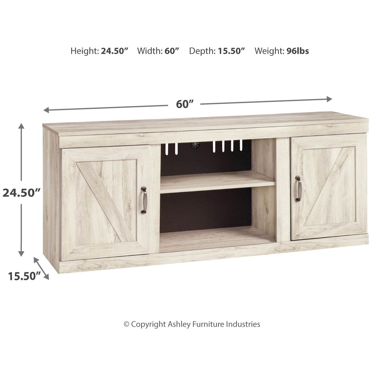 Bellaby 4-Piece Entertainment Center