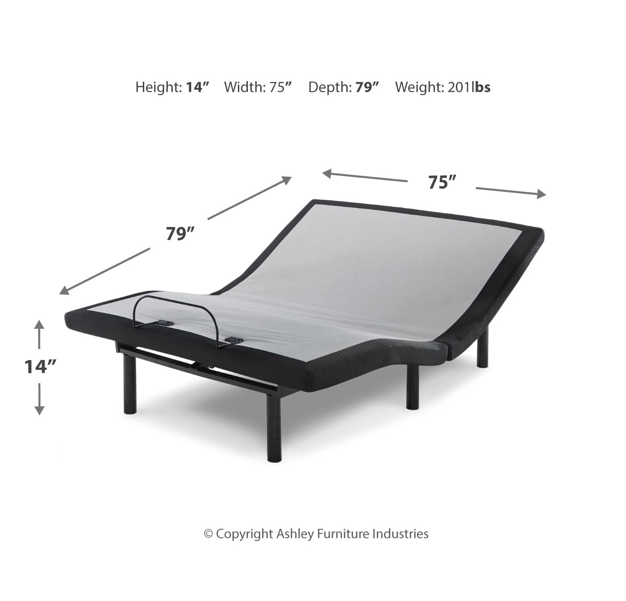 Hybrid 1600 Mattress with Adjustable Base