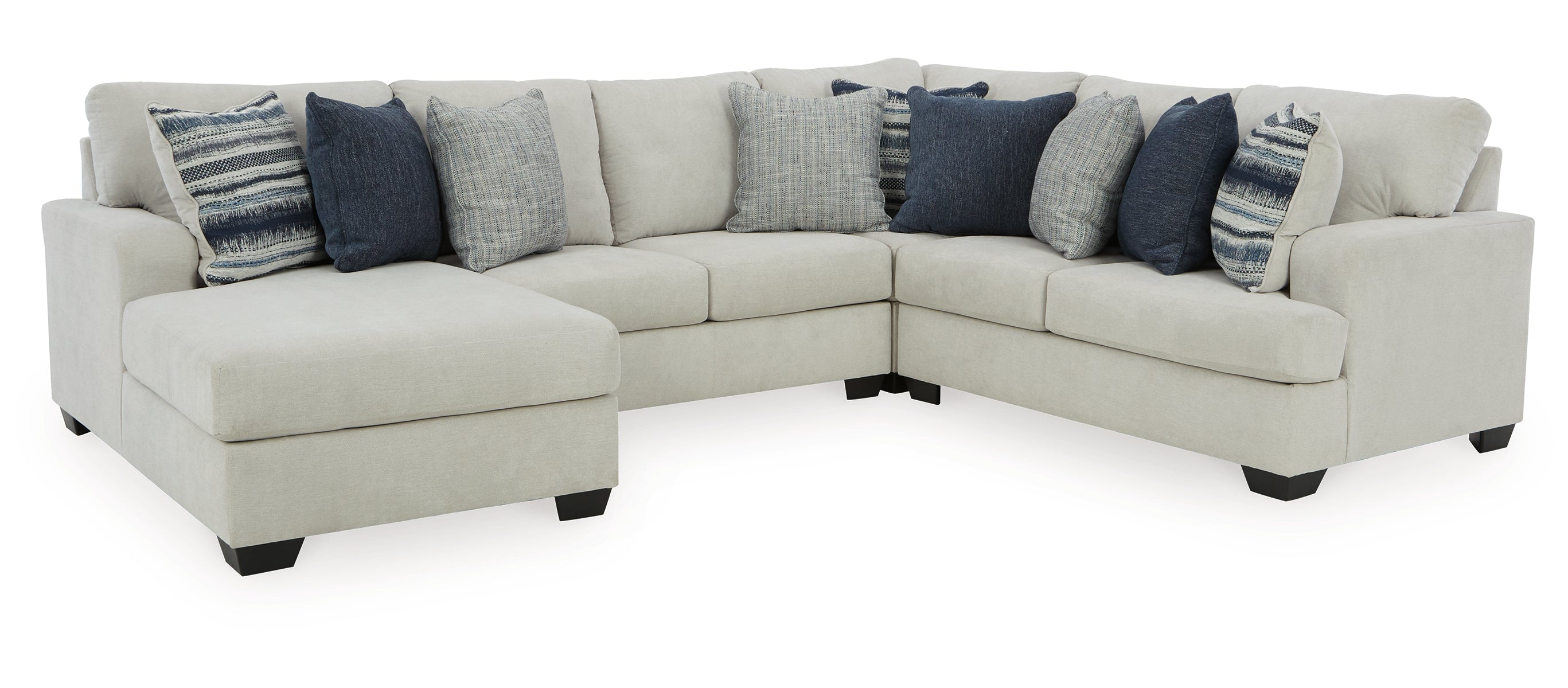 Lowder 4-Piece Sectional with Chaise