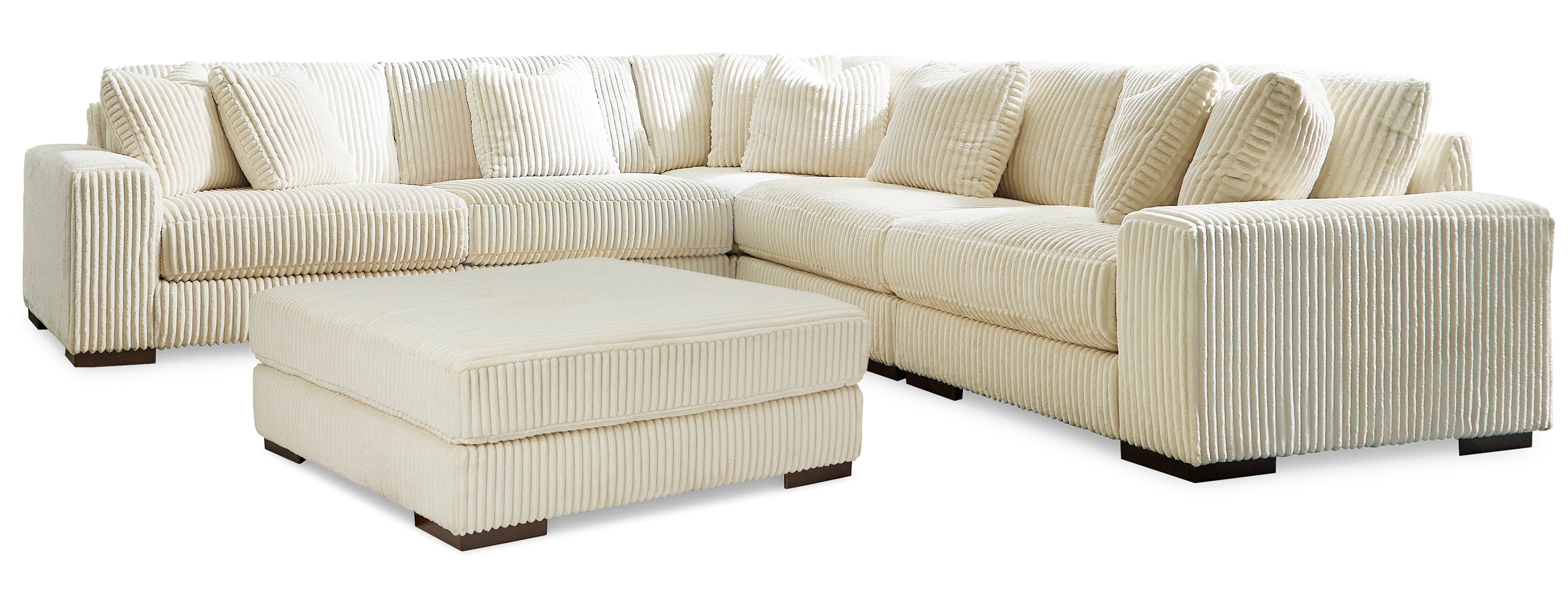 Lindyn 5-Piece Sectional with Ottoman