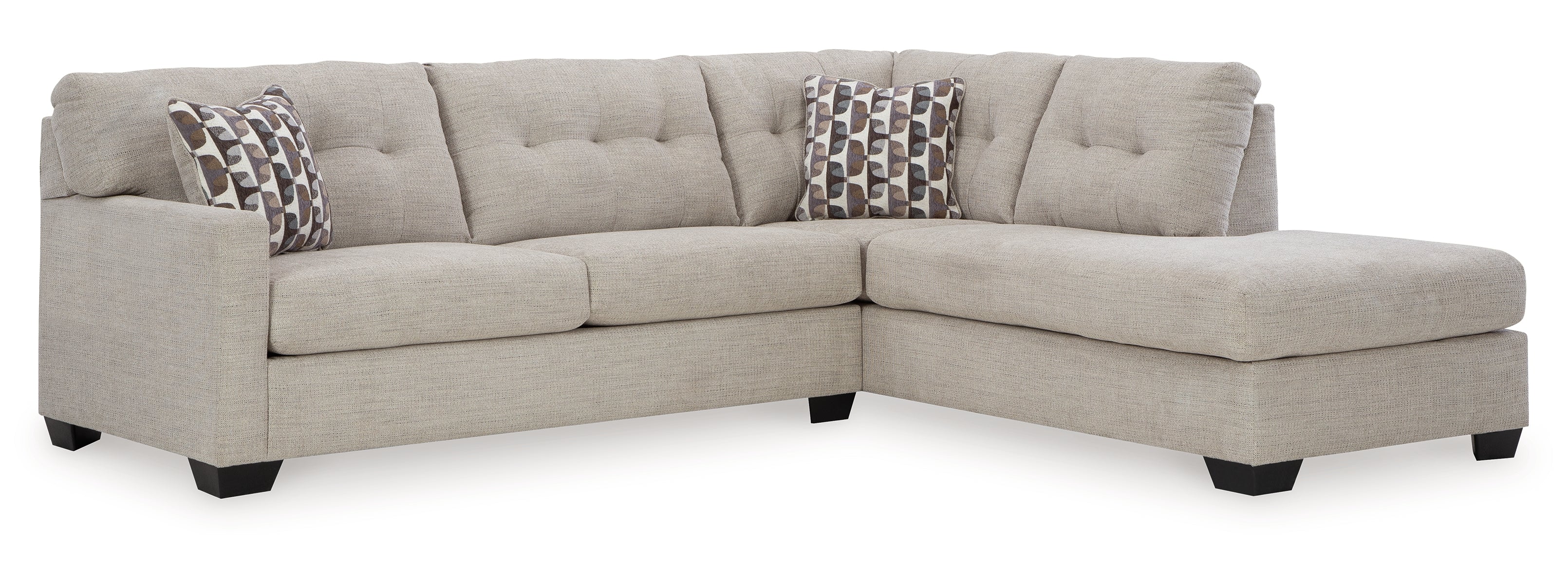 Mahoney 2-Piece Sectional with Ottoman