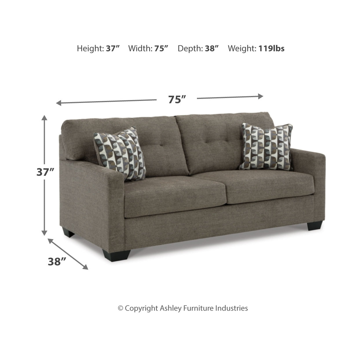 Mahoney Sofa and Loveseat