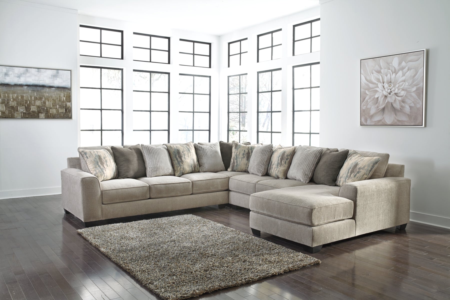 Ardsley 4 Piece Sectional with Chaise