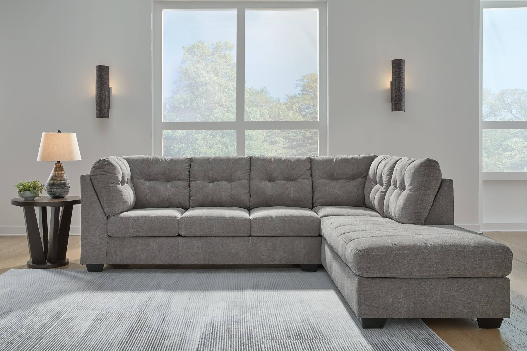 Marleton 2-Piece Sectional with Ottoman