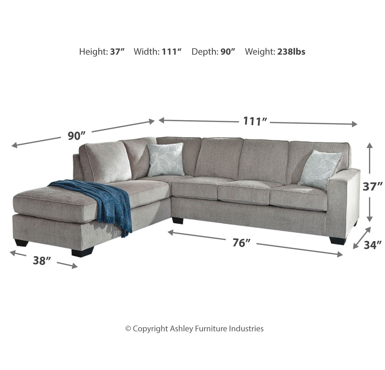 Altari 2-Piece Sectional with Chaise