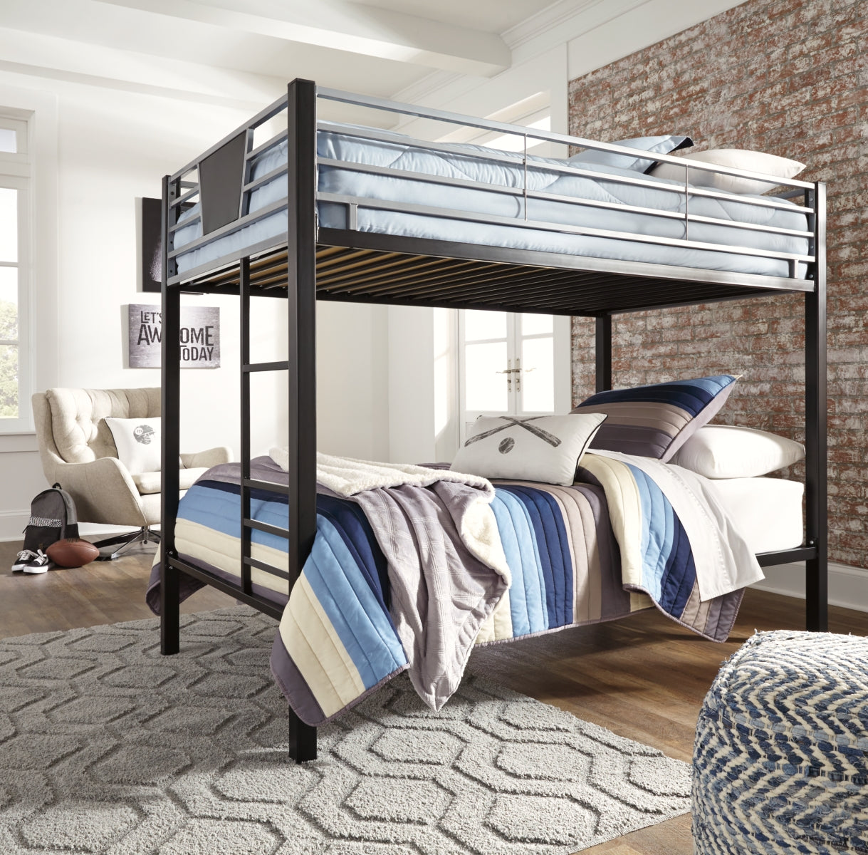 Halanton twin bunk clearance bed