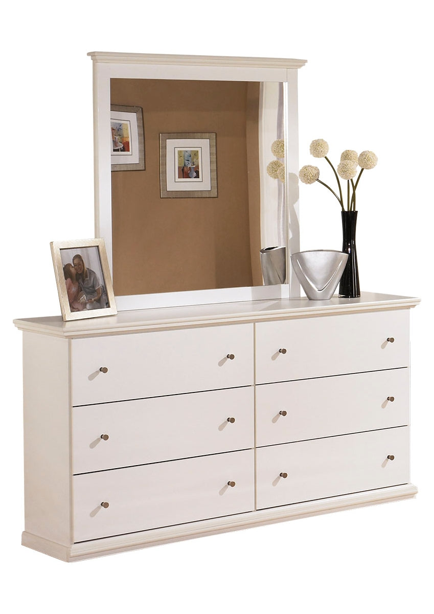 Bostwick Shoals Full Panel Bed with Mirrored Dresser and Chest