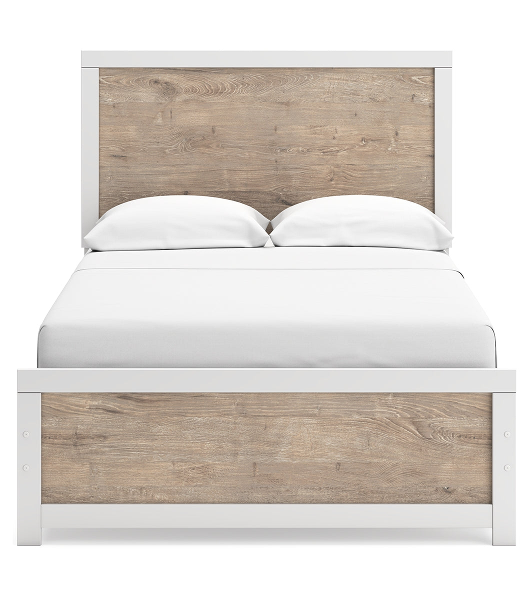 Charbitt Full Panel Bed with Dresser and 2 Nightstands