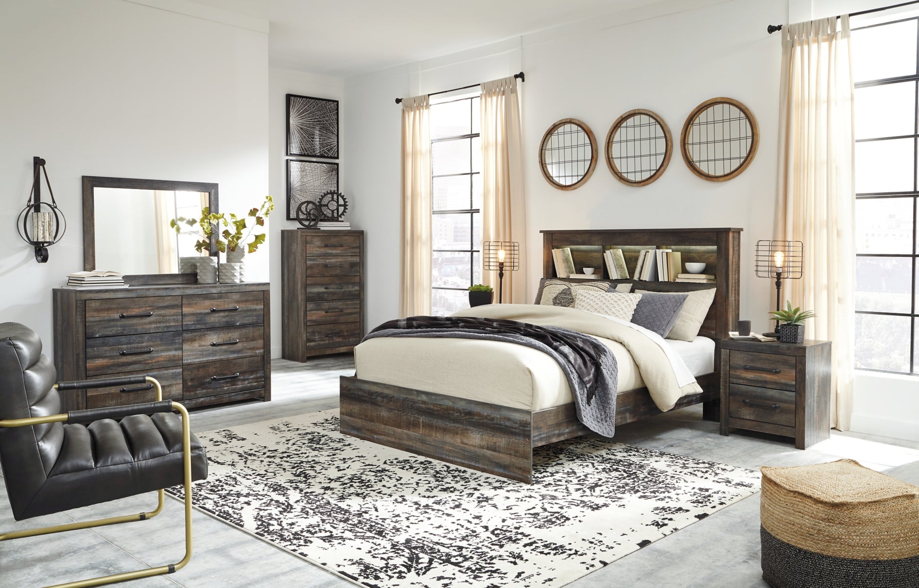 Ashley drystan shop queen bed